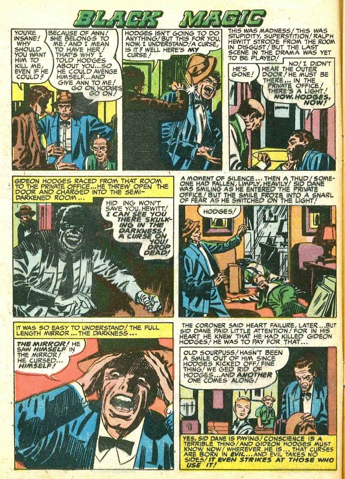 Read online Black Magic (1950) comic -  Issue #3 - 23