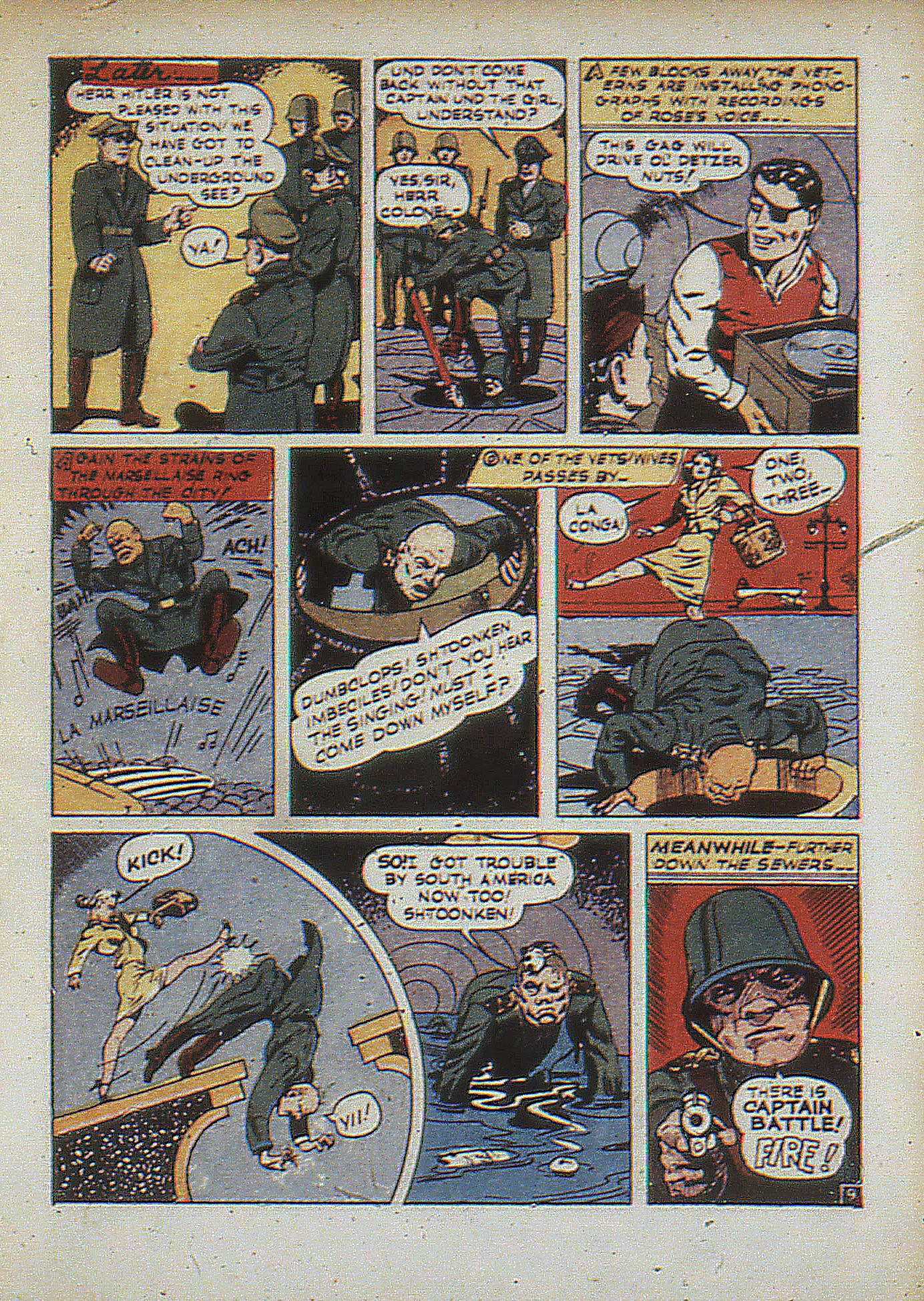 Read online Captain Battle Comics comic -  Issue #1 - 11