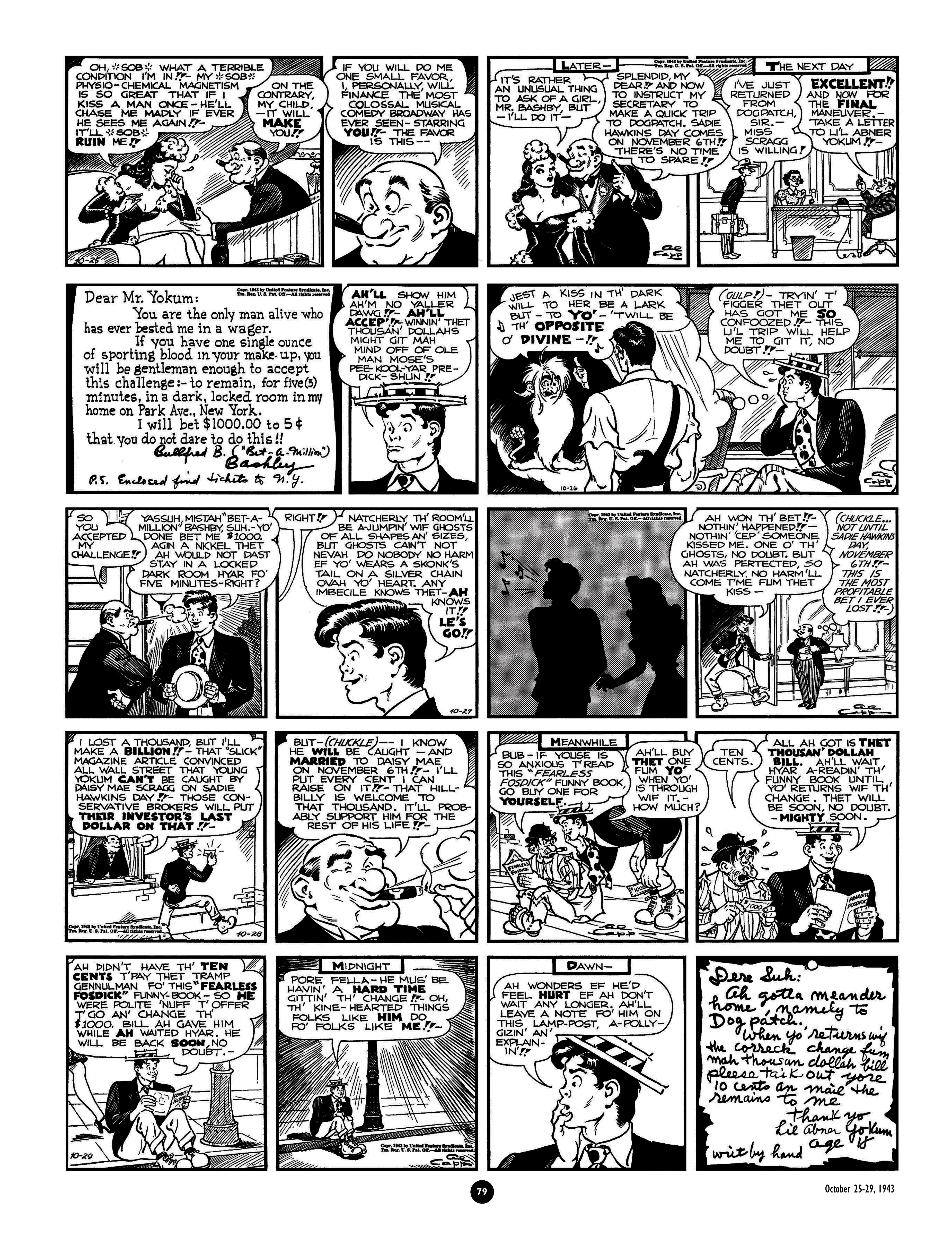 Read online Al Capp's Li'l Abner Complete Daily & Color Sunday Comics comic -  Issue # TPB 5 (Part 1) - 80