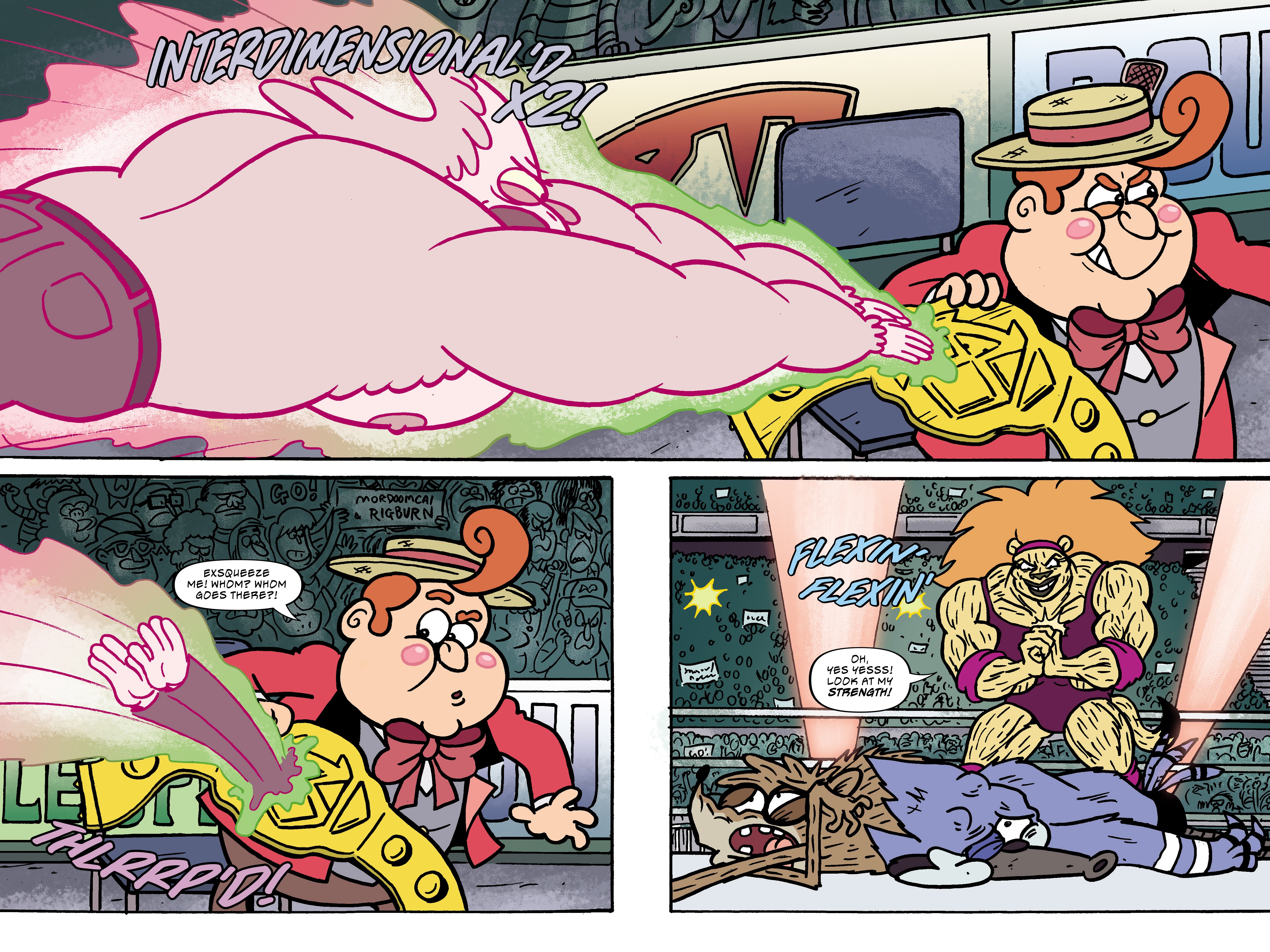 Read online Regular Show: Wrasslesplosion comic -  Issue # TPB - 91