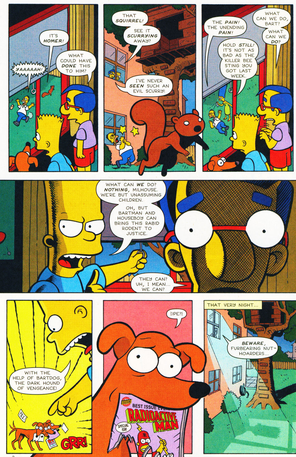 Read online Bongo Comics Presents Simpsons Super Spectacular comic -  Issue #1 - 12