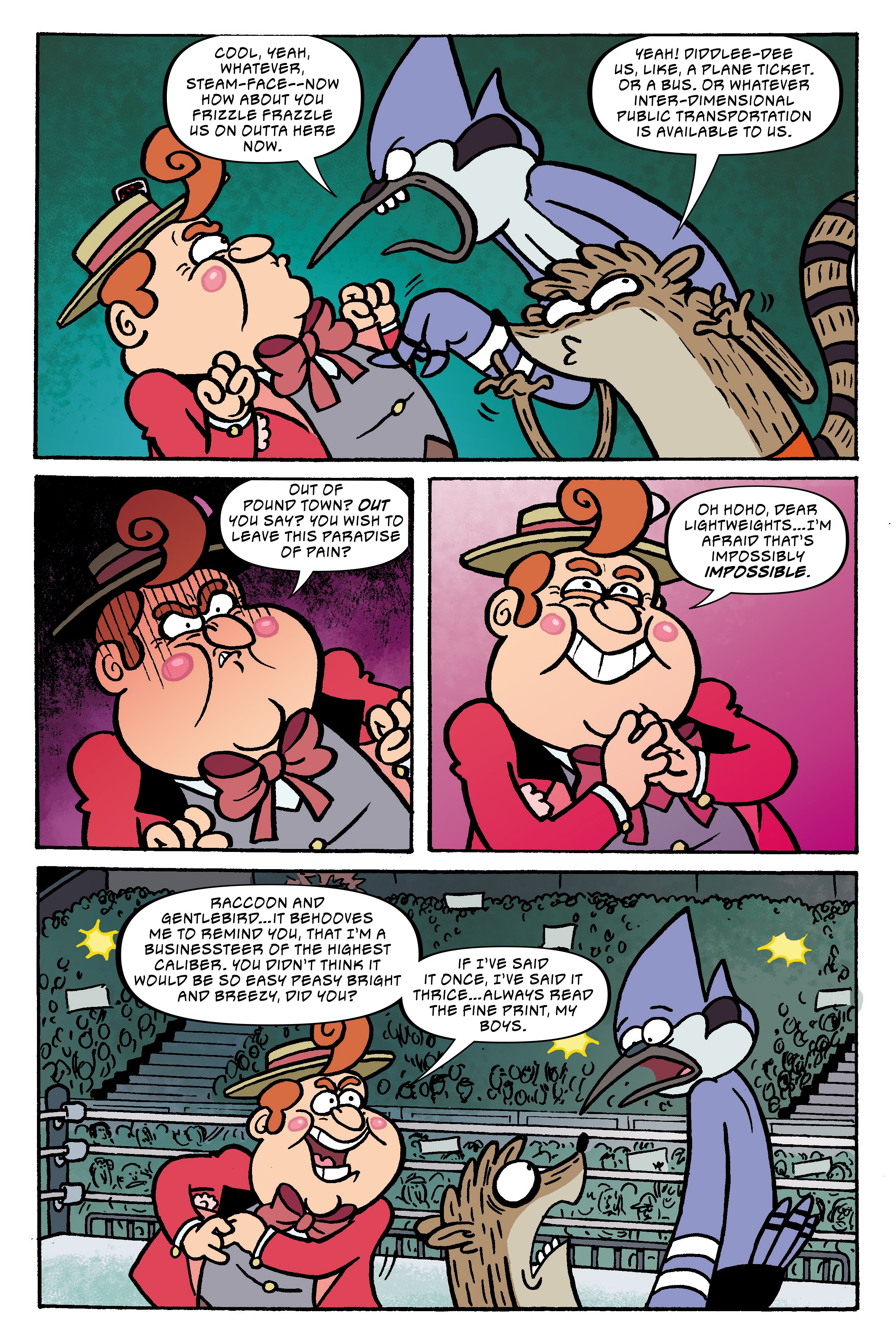 Read online Regular Show: Wrasslesplosion comic -  Issue # TPB - 106