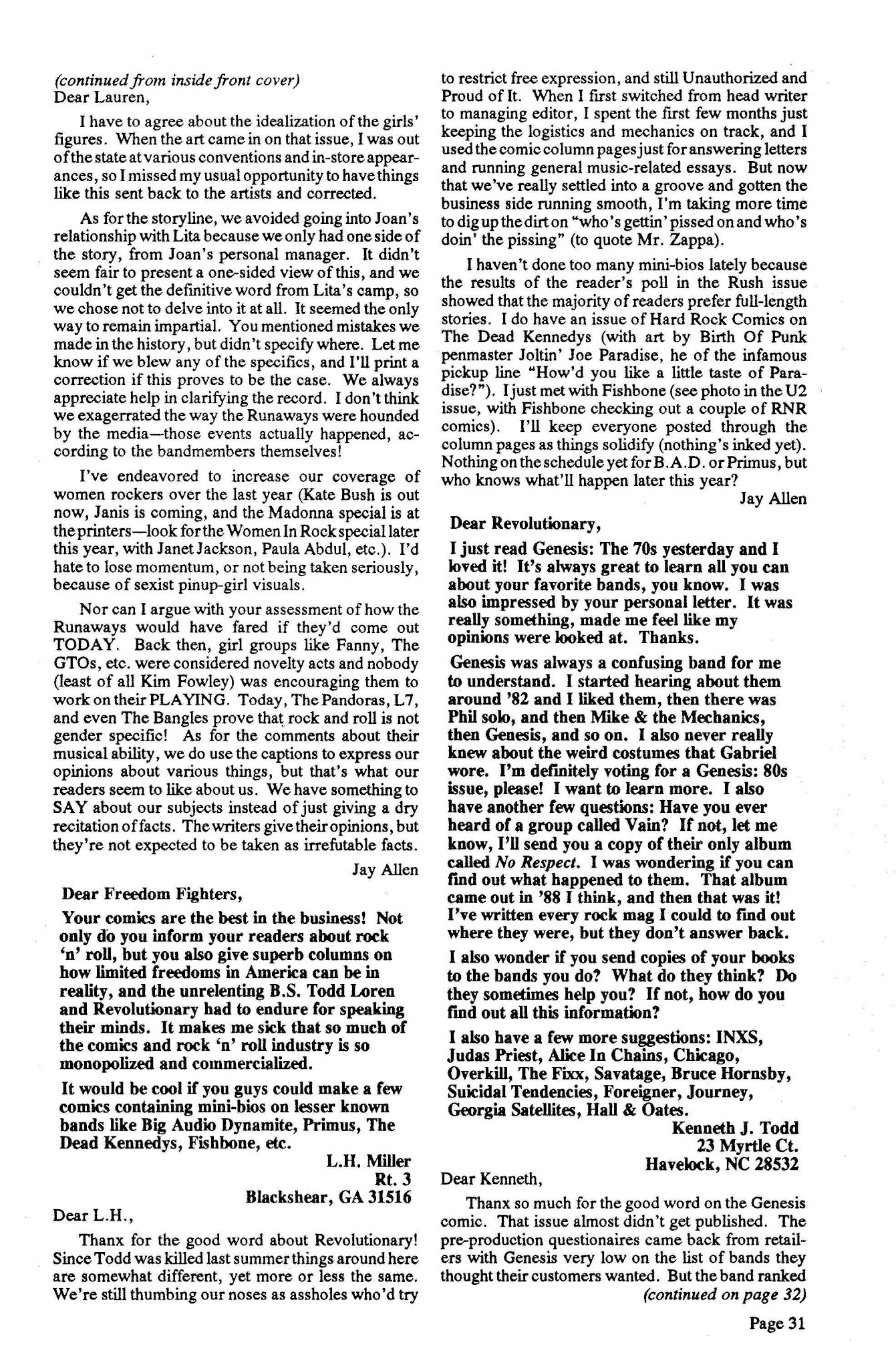 Read online Rock N' Roll Comics comic -  Issue #62 - 32