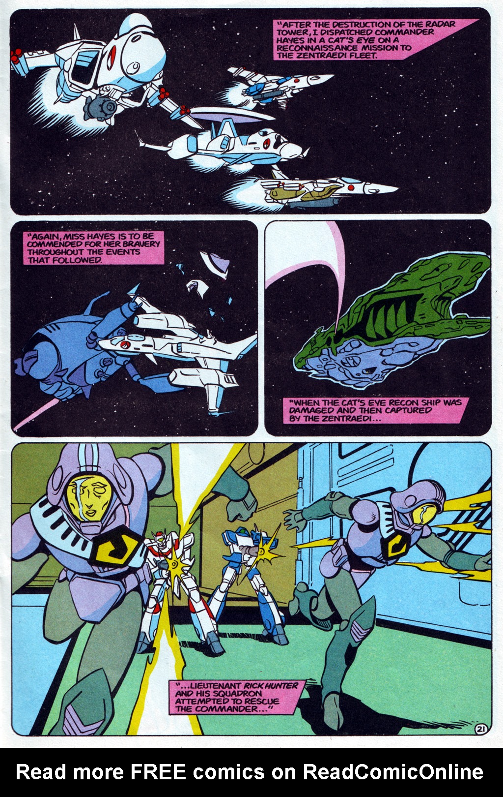Read online Robotech The Macross Saga comic -  Issue #14 - 21