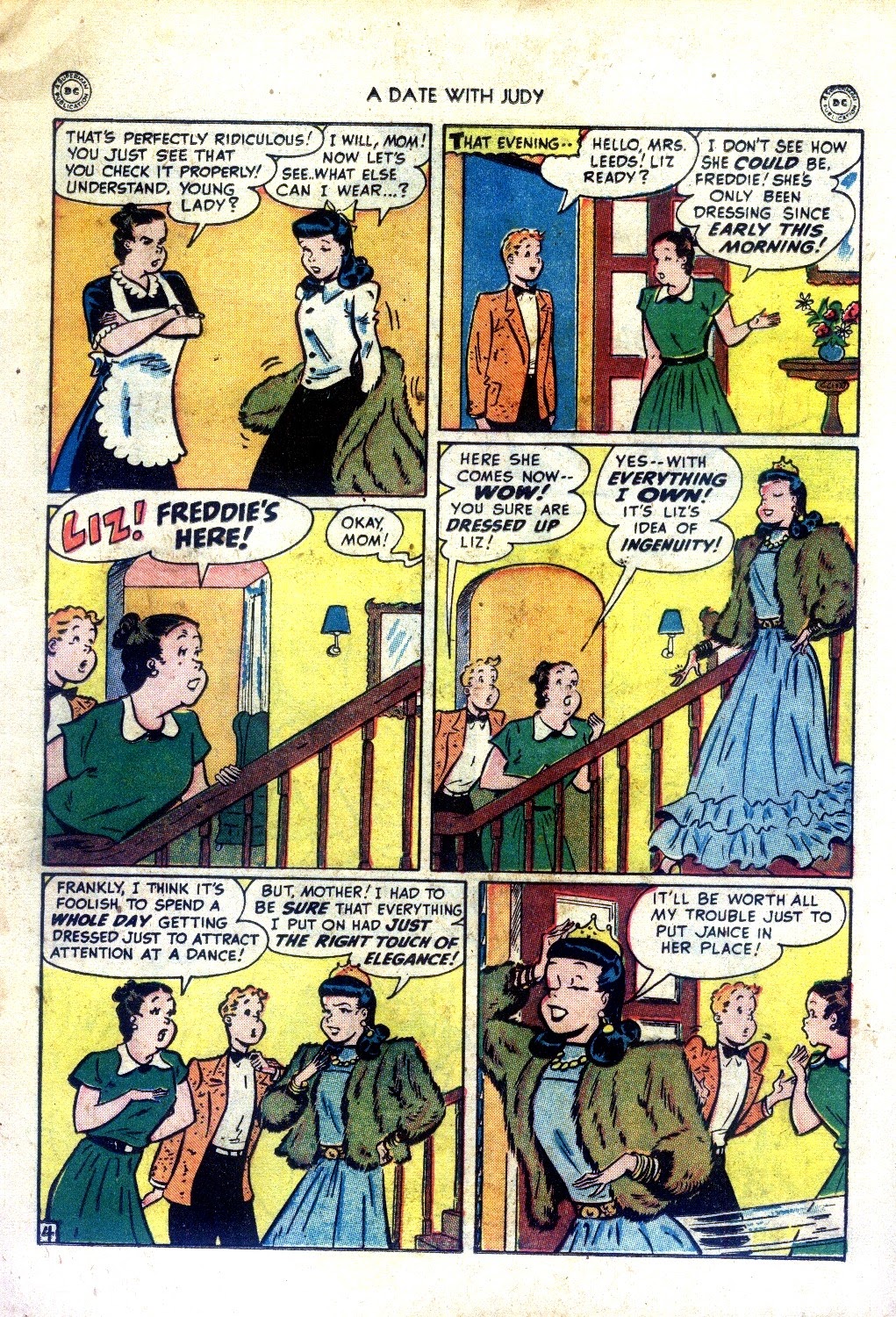 Read online A Date with Judy comic -  Issue #13 - 21