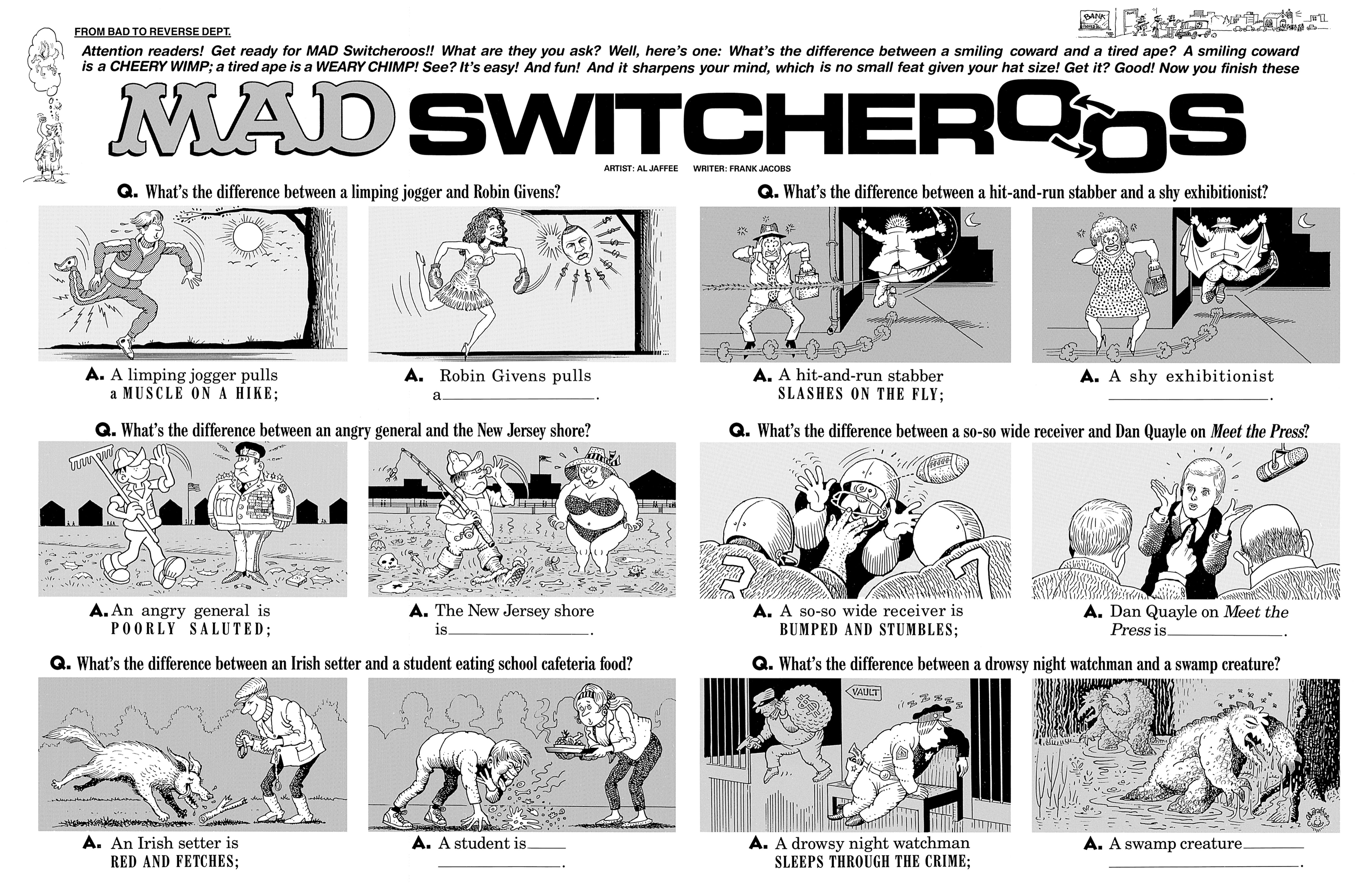 Read online MAD Magazine comic -  Issue #20 - 56