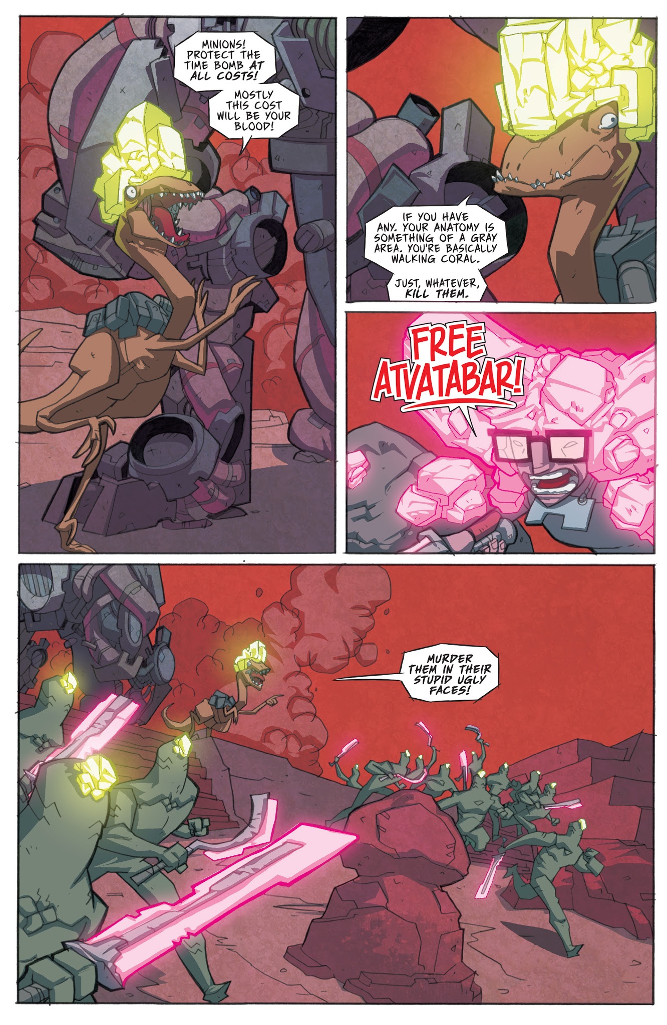 Read online Atomic Robo and the Savage Sword of Dr. Dinosaur comic -  Issue #4 - 12