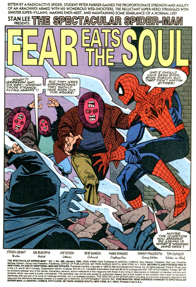Read online The Spectacular Spider-Man (1976) comic -  Issue #208 - 2