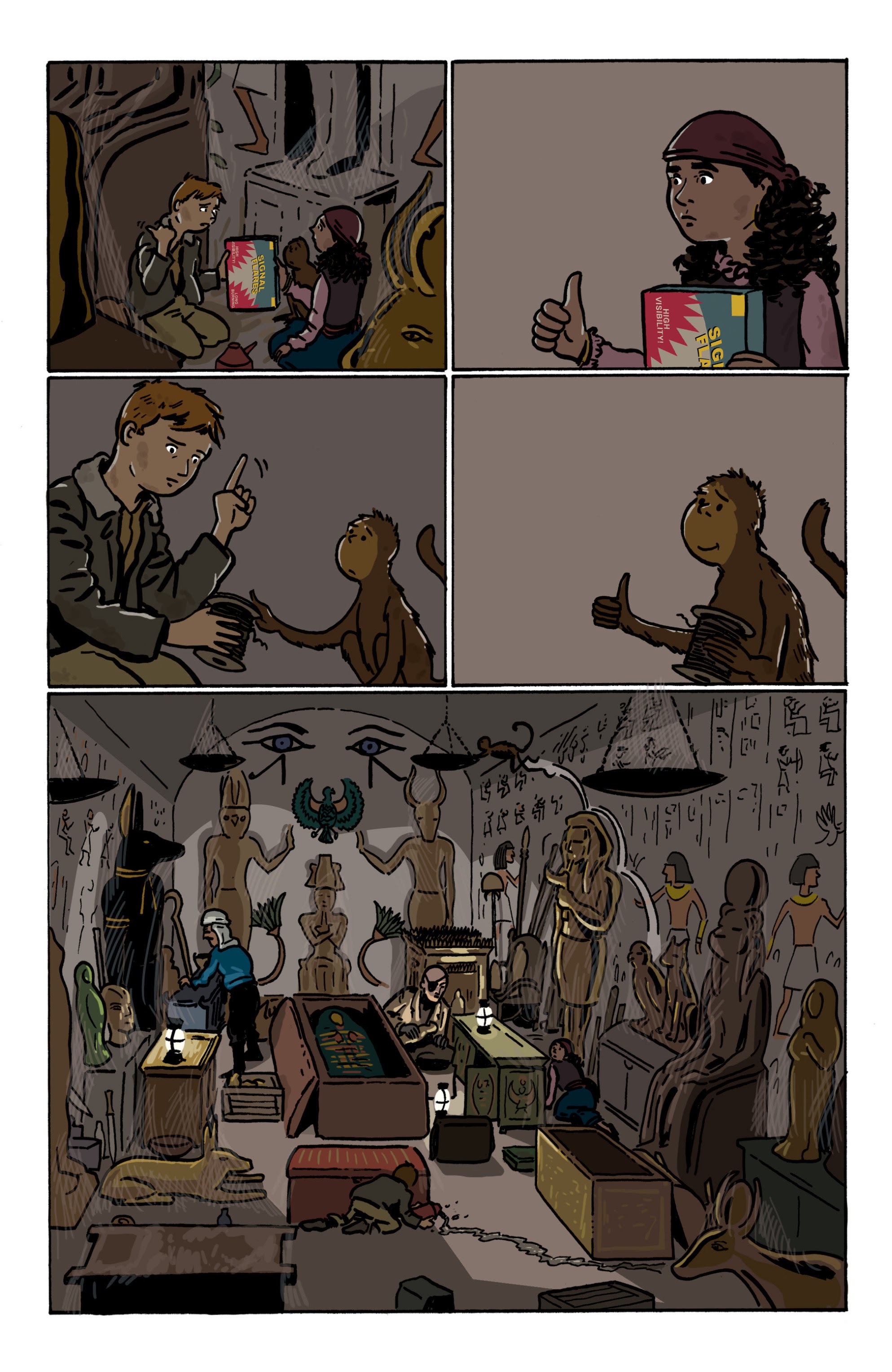 Read online Rocket Robinson and the Pharaoh's Fortune comic -  Issue # TPB (Part 3) - 21