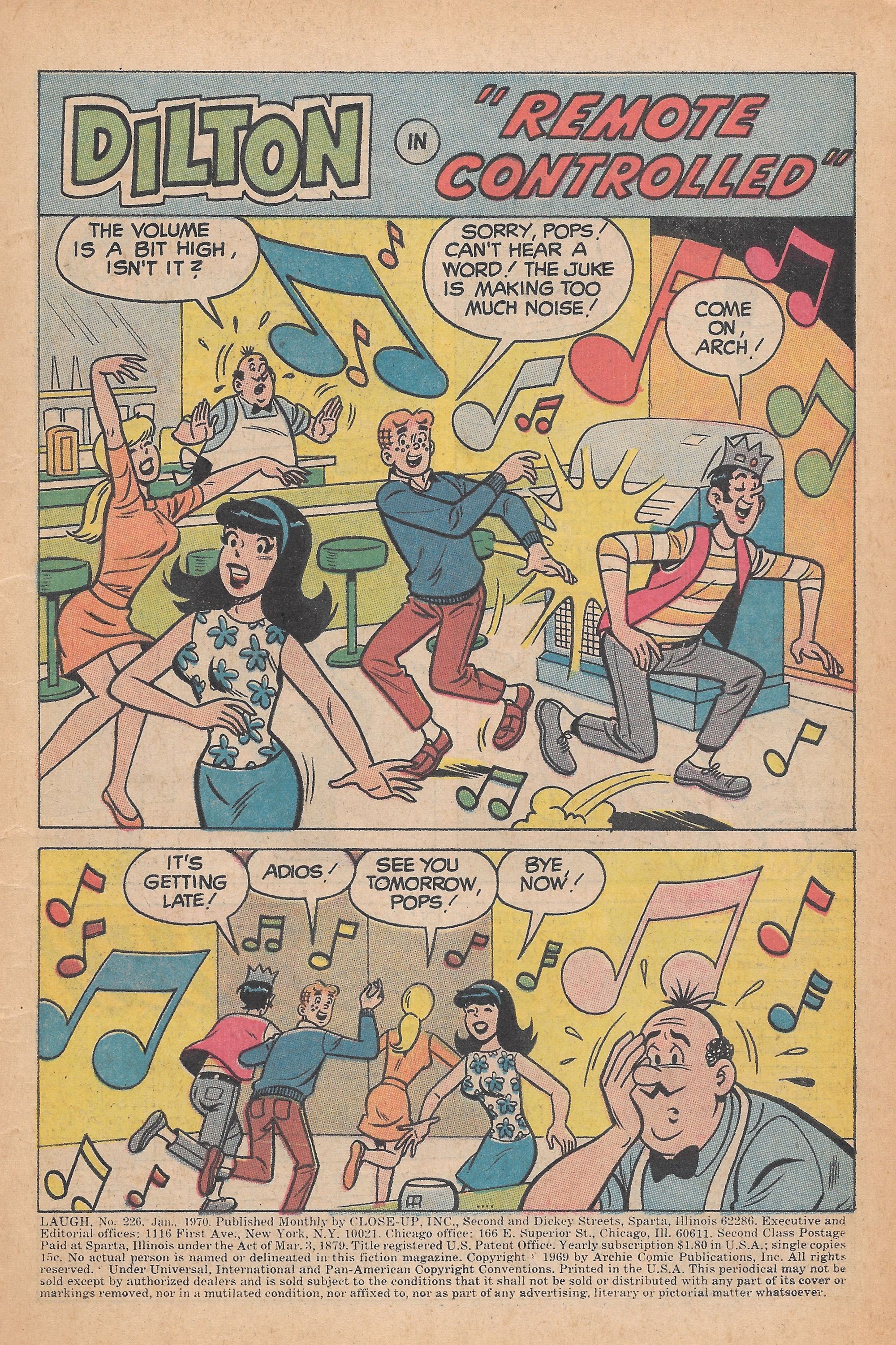 Read online Laugh (Comics) comic -  Issue #226 - 3