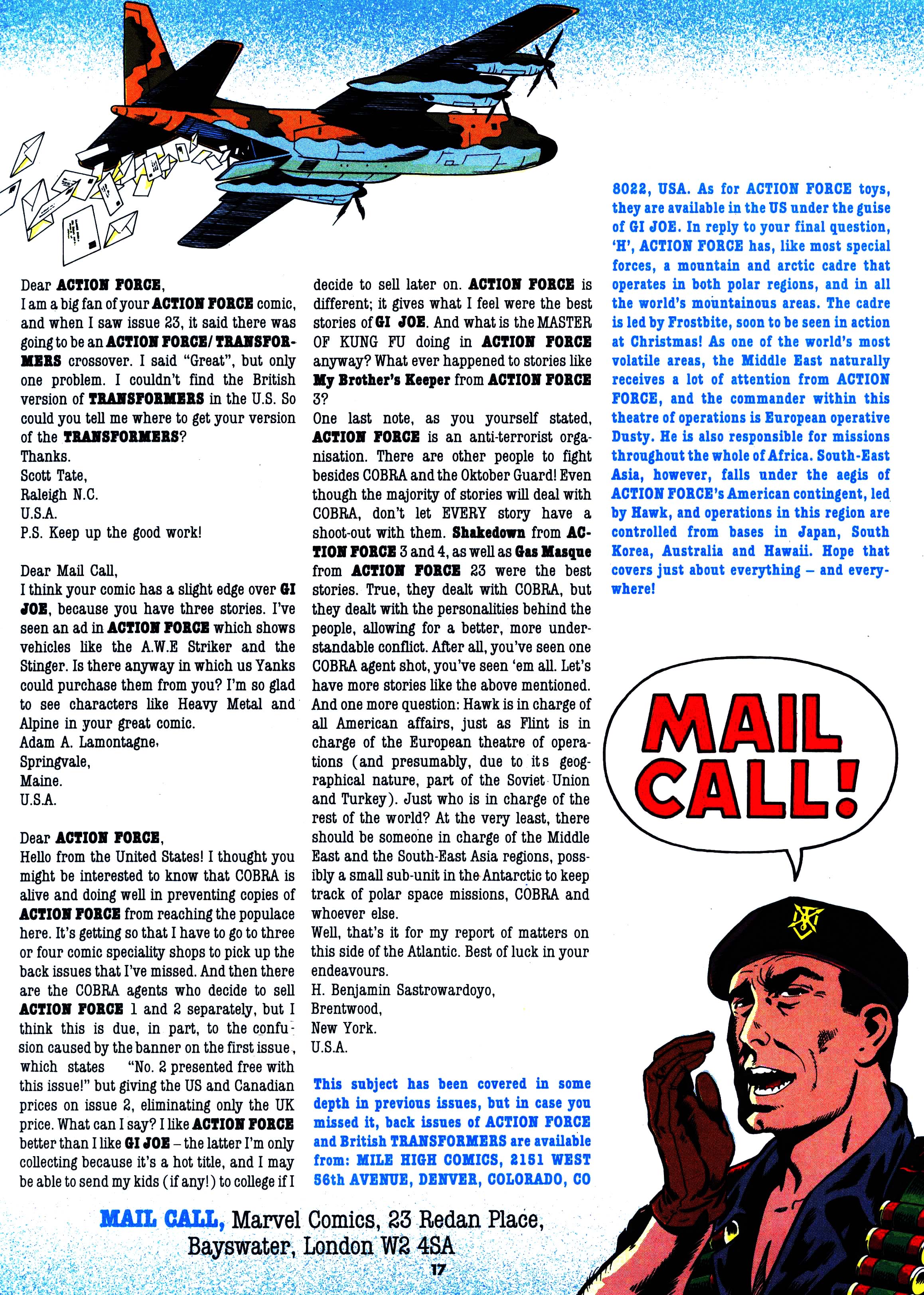 Read online Action Force comic -  Issue #34 - 17