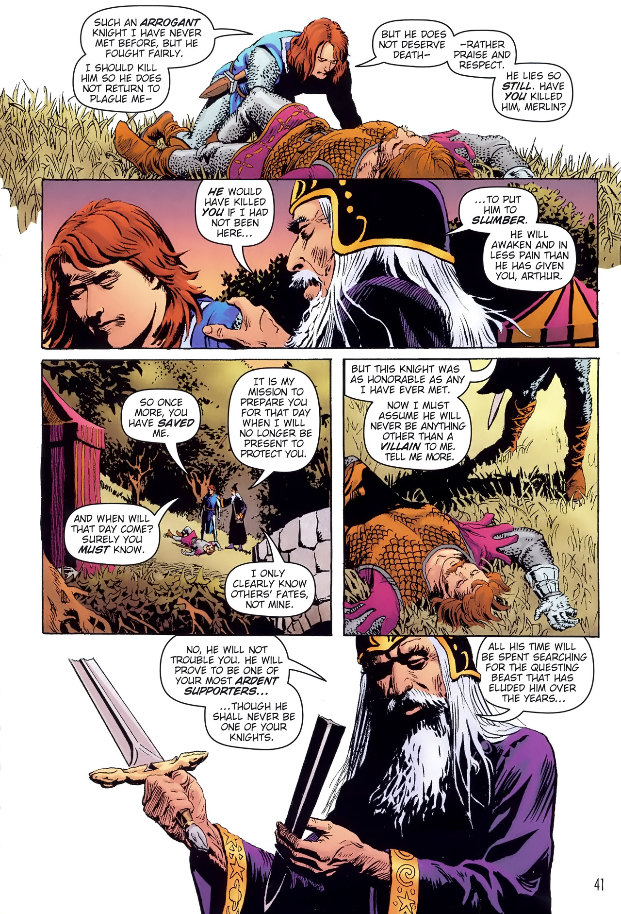 Read online King Arthur - Excalibur Unsheated comic -  Issue # Full - 41