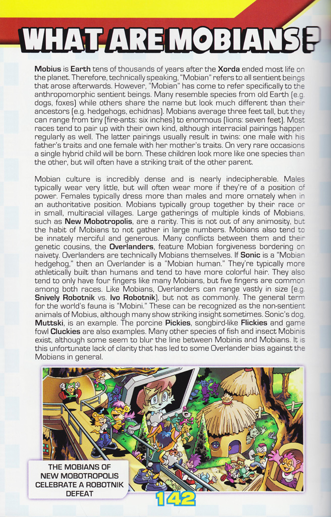 Read online Sonic the Hedgehog: The Complete Sonic Comic Encyclopedia comic -  Issue # TPB - 144