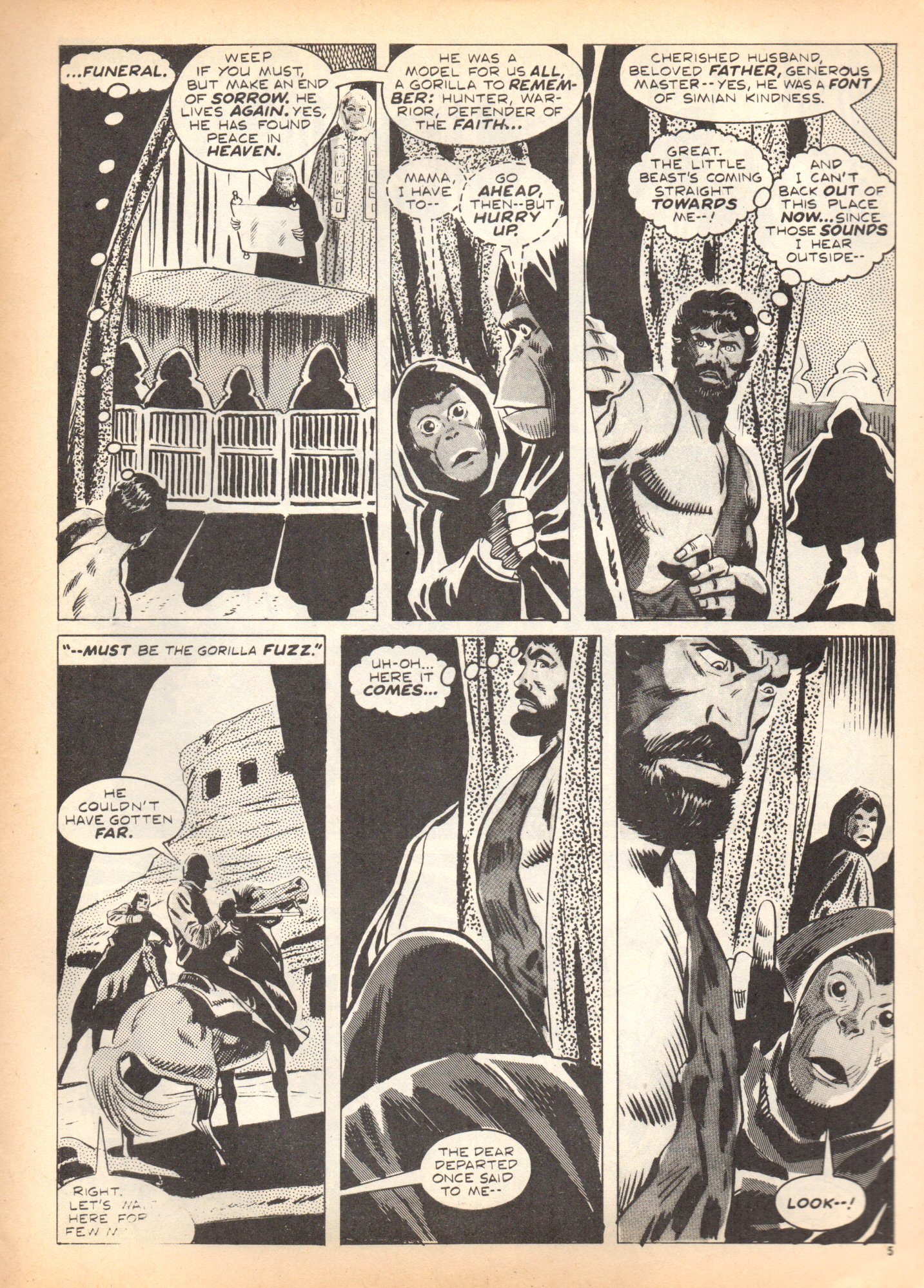 Read online Planet of the Apes (1974) comic -  Issue #5 - 5