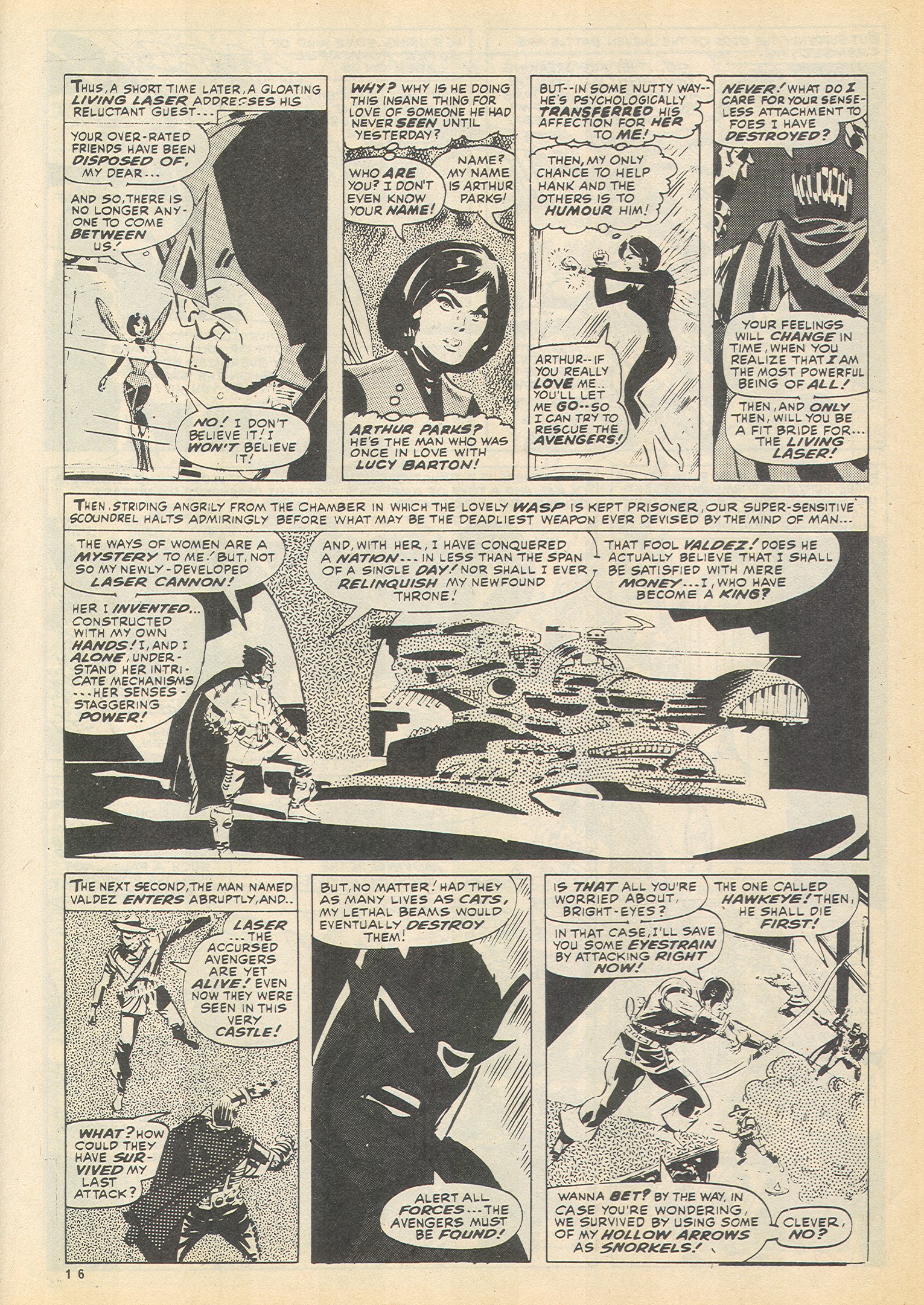 Read online The Avengers (1973) comic -  Issue #37 - 16