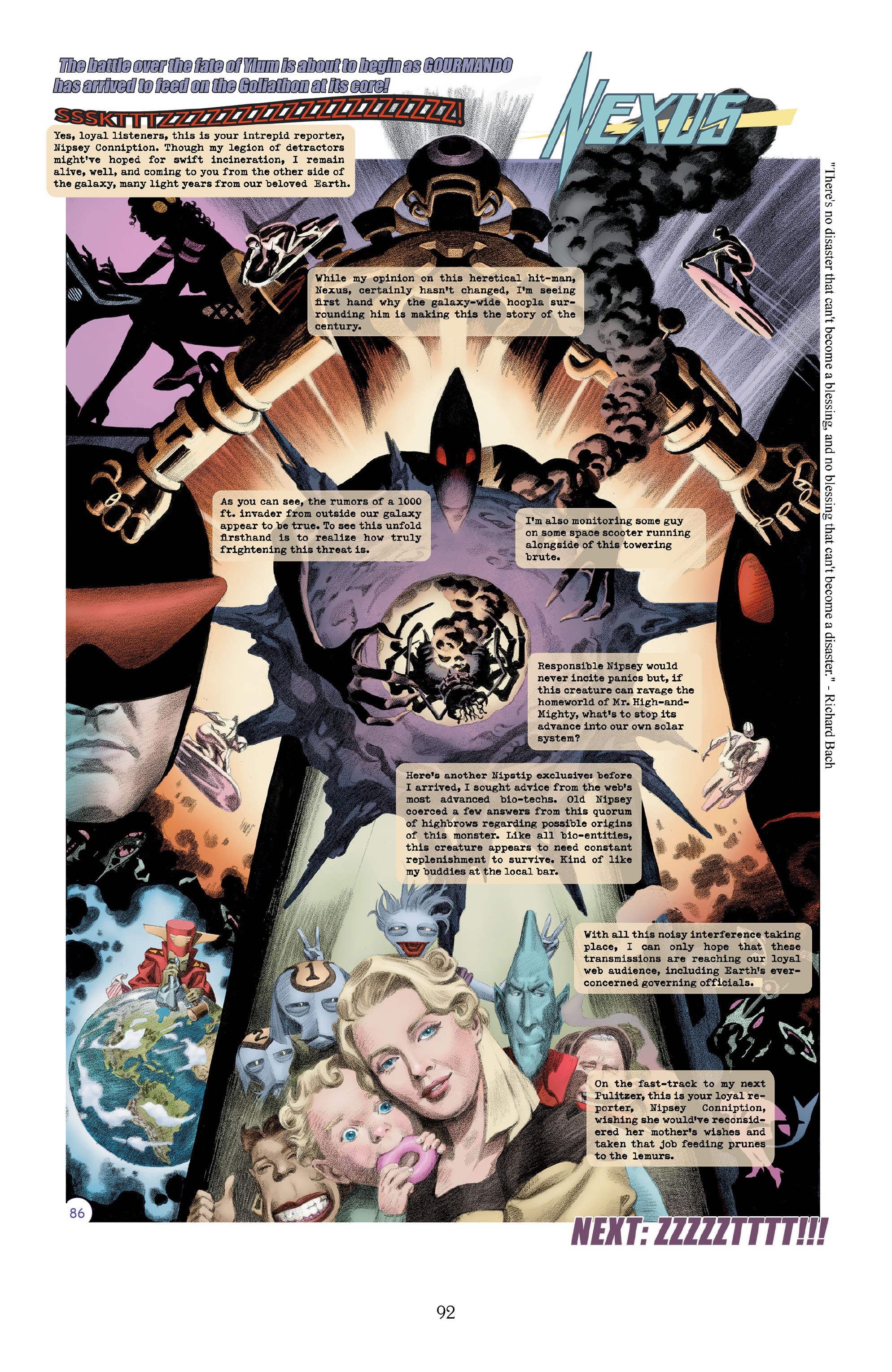 Read online Nexus Newspaper Strips: The Coming of Gourmando comic -  Issue # TPB (Part 1) - 91