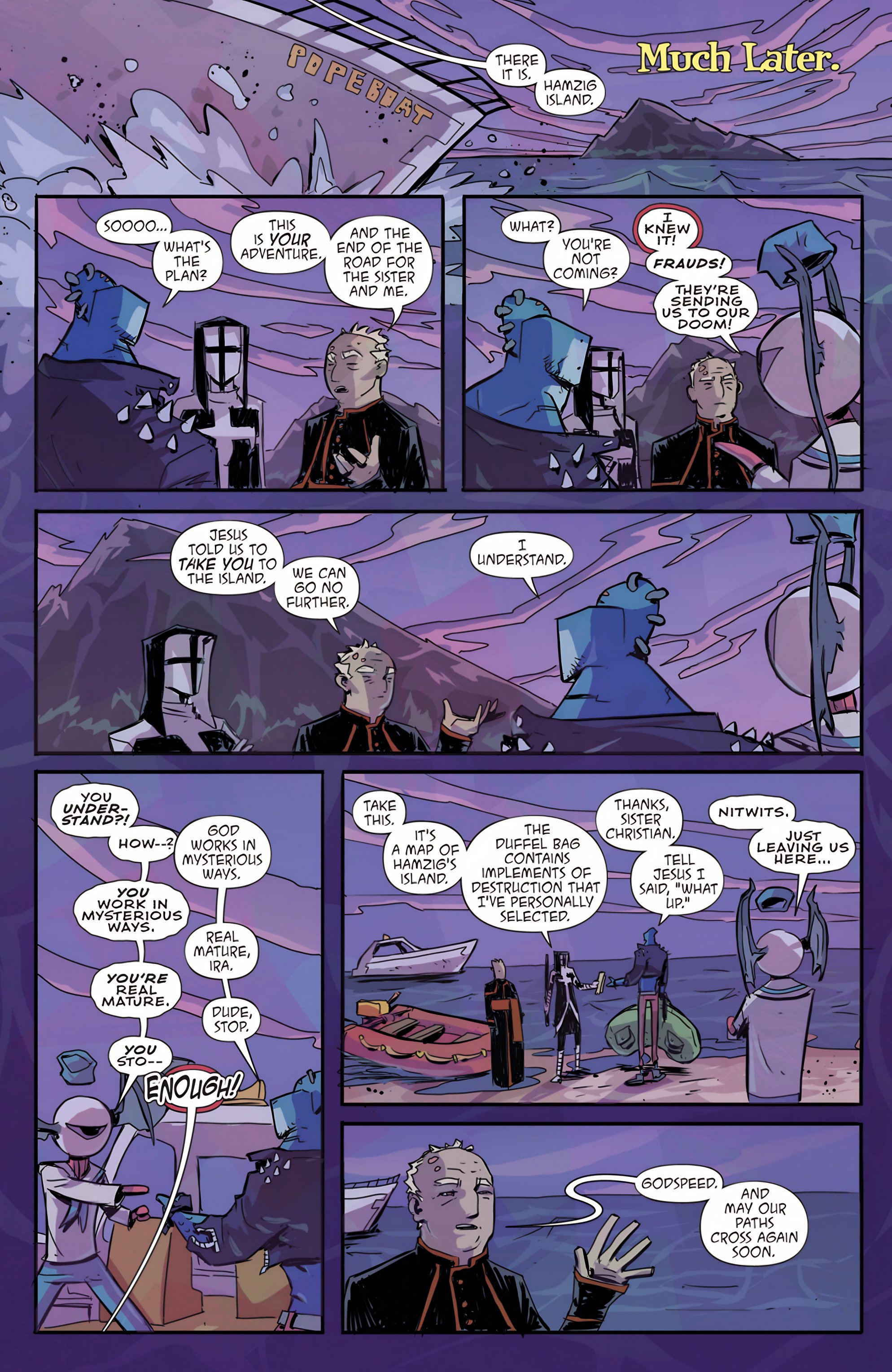 Read online Metalshark Bro: Assault On Hamzig Island comic -  Issue # TPB - 65