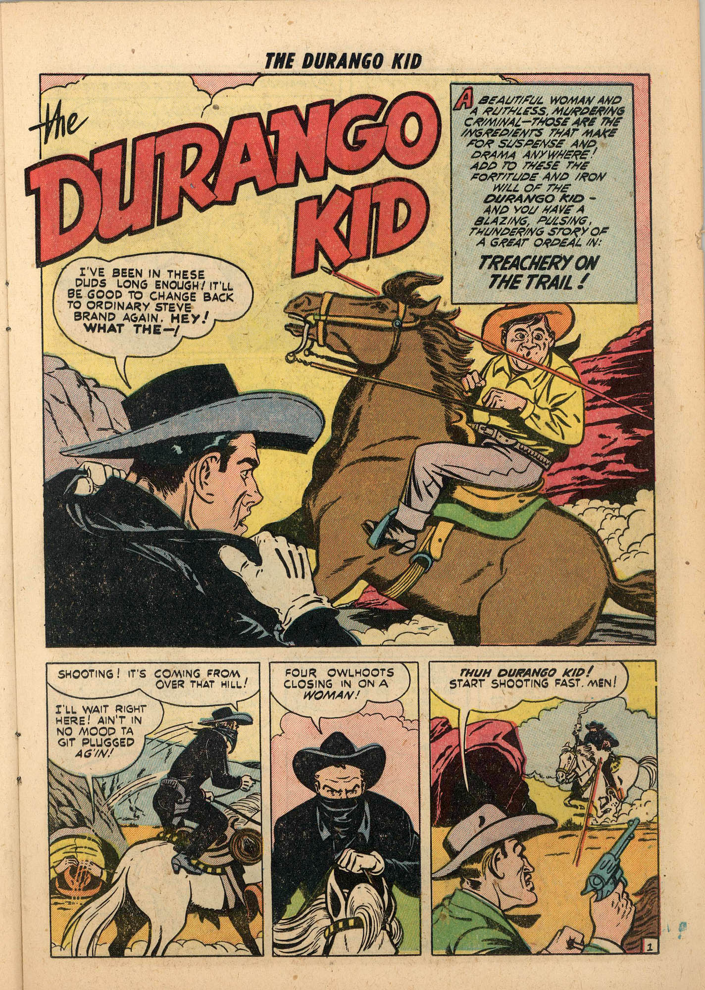 Read online Charles Starrett as The Durango Kid comic -  Issue #3 - 12