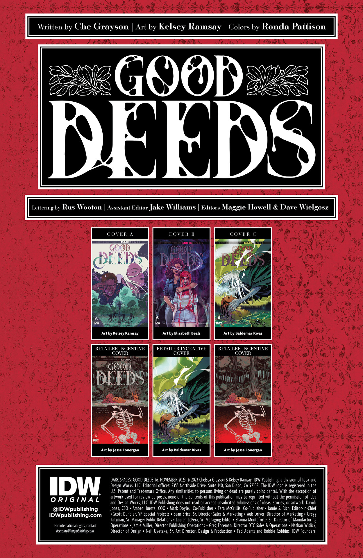 Read online Dark Spaces: Good Deeds comic -  Issue #6 - 2