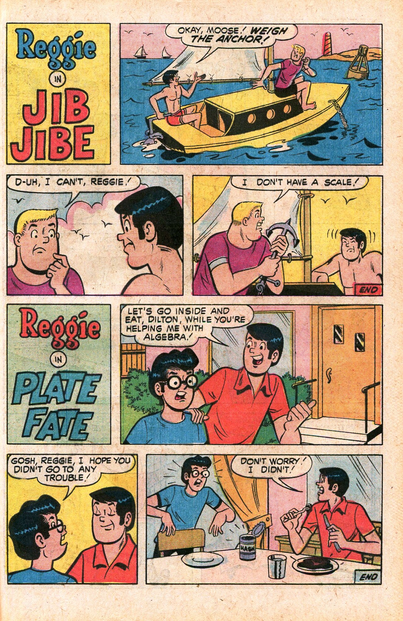 Read online Reggie's Wise Guy Jokes comic -  Issue #8 - 33