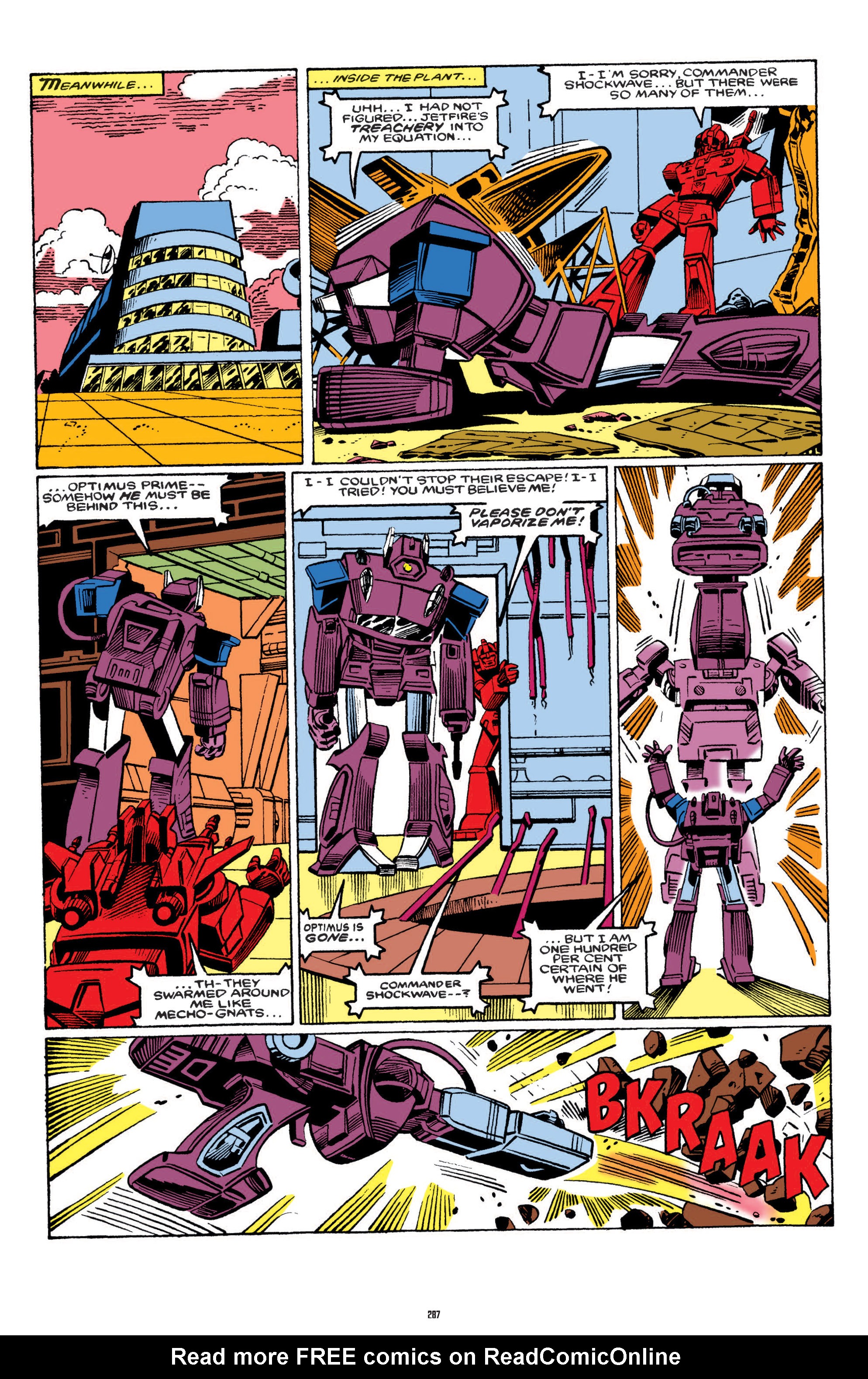 Read online The Transformers Classics comic -  Issue # TPB 1 - 288