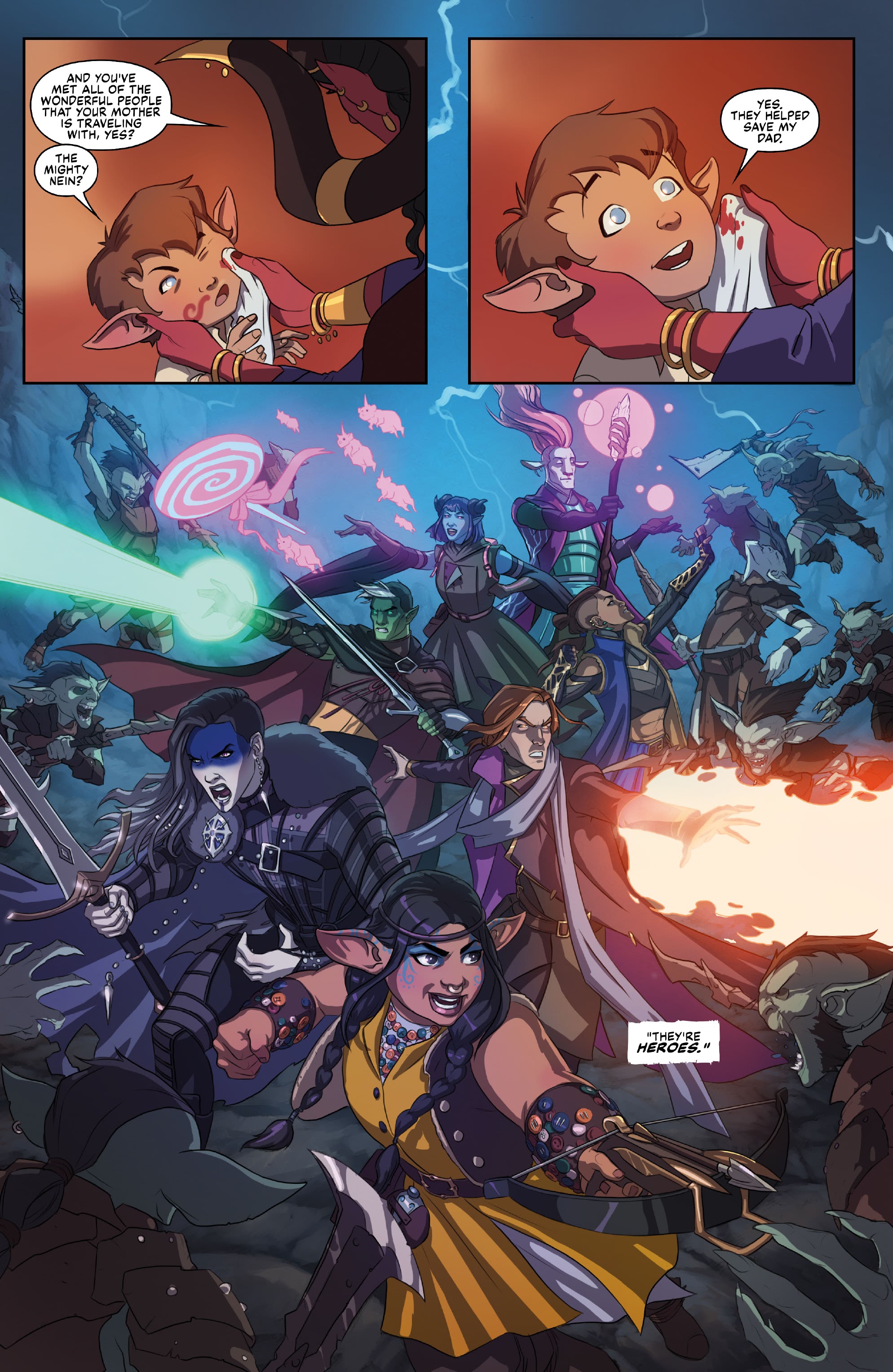 Read online Free Comic Book Day 2021 comic -  Issue # Critical Role - The Witcher - 10