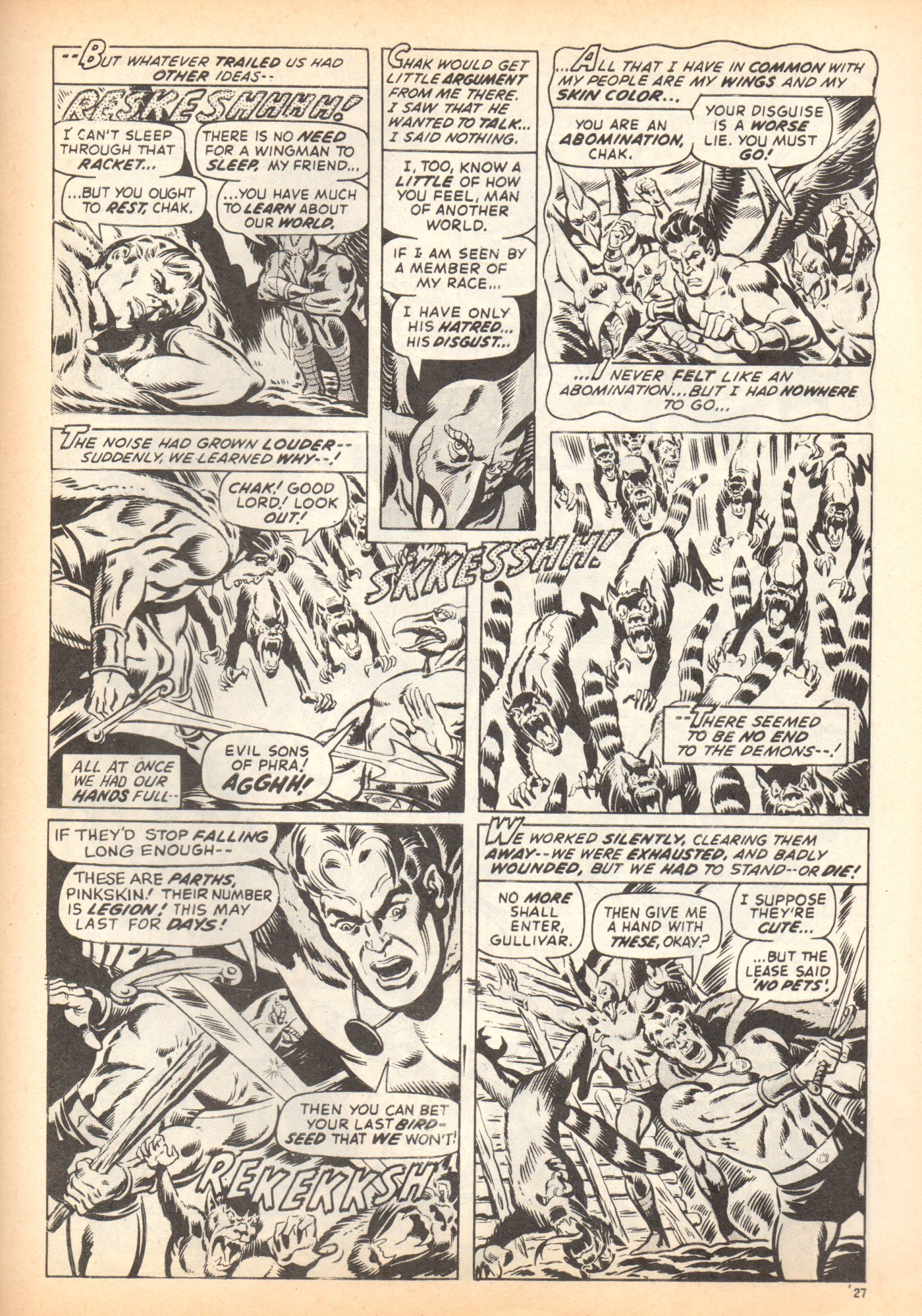 Read online Planet of the Apes (1974) comic -  Issue #5 - 27