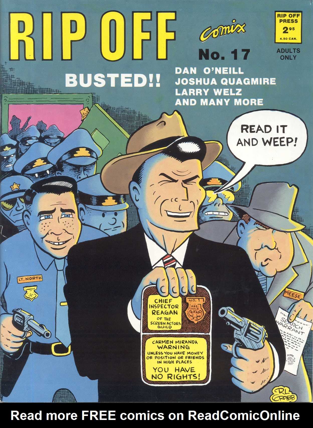 Read online Rip Off Comix comic -  Issue #17 - 1