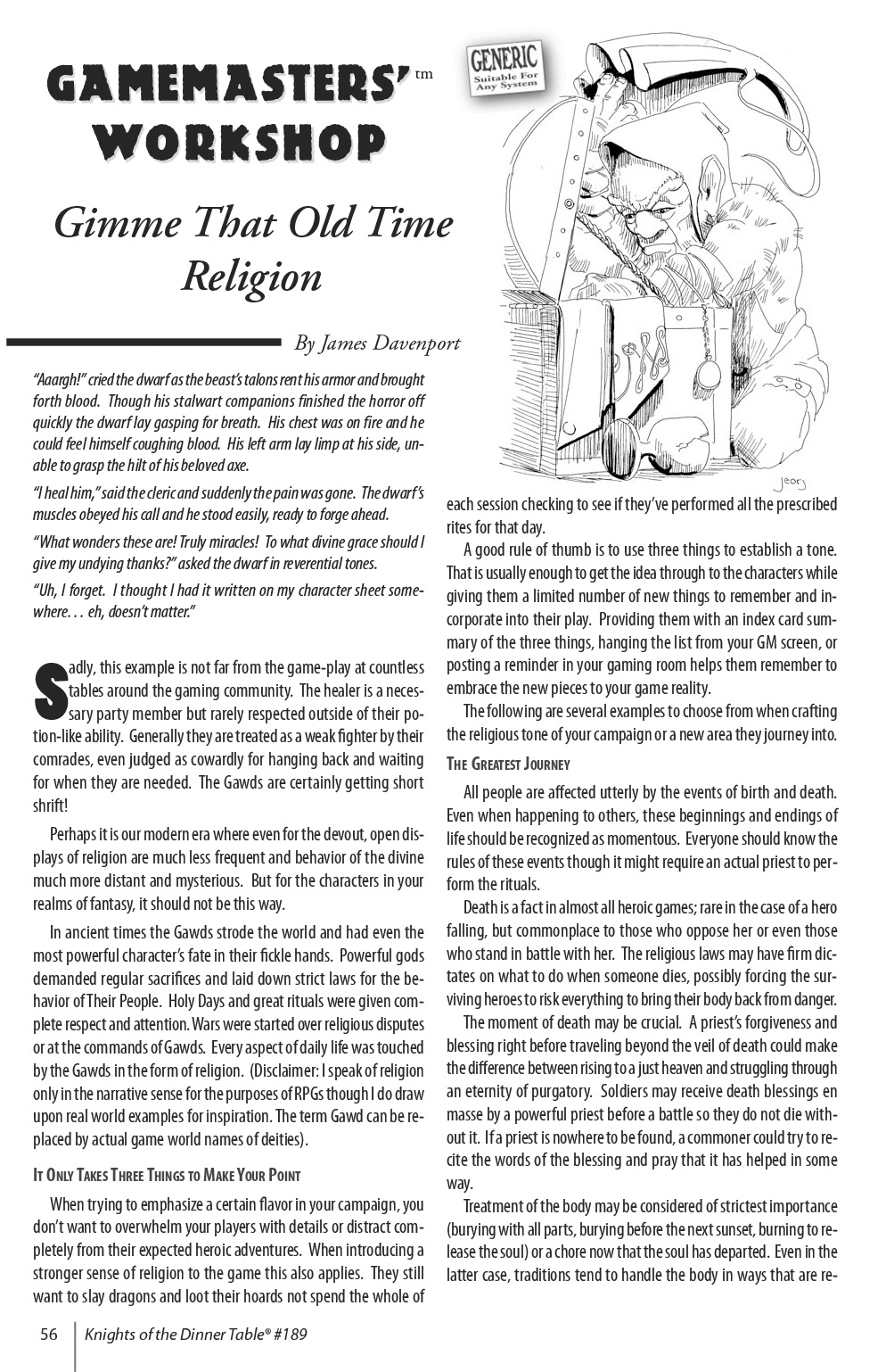 Read online Knights of the Dinner Table comic -  Issue #189 - 58