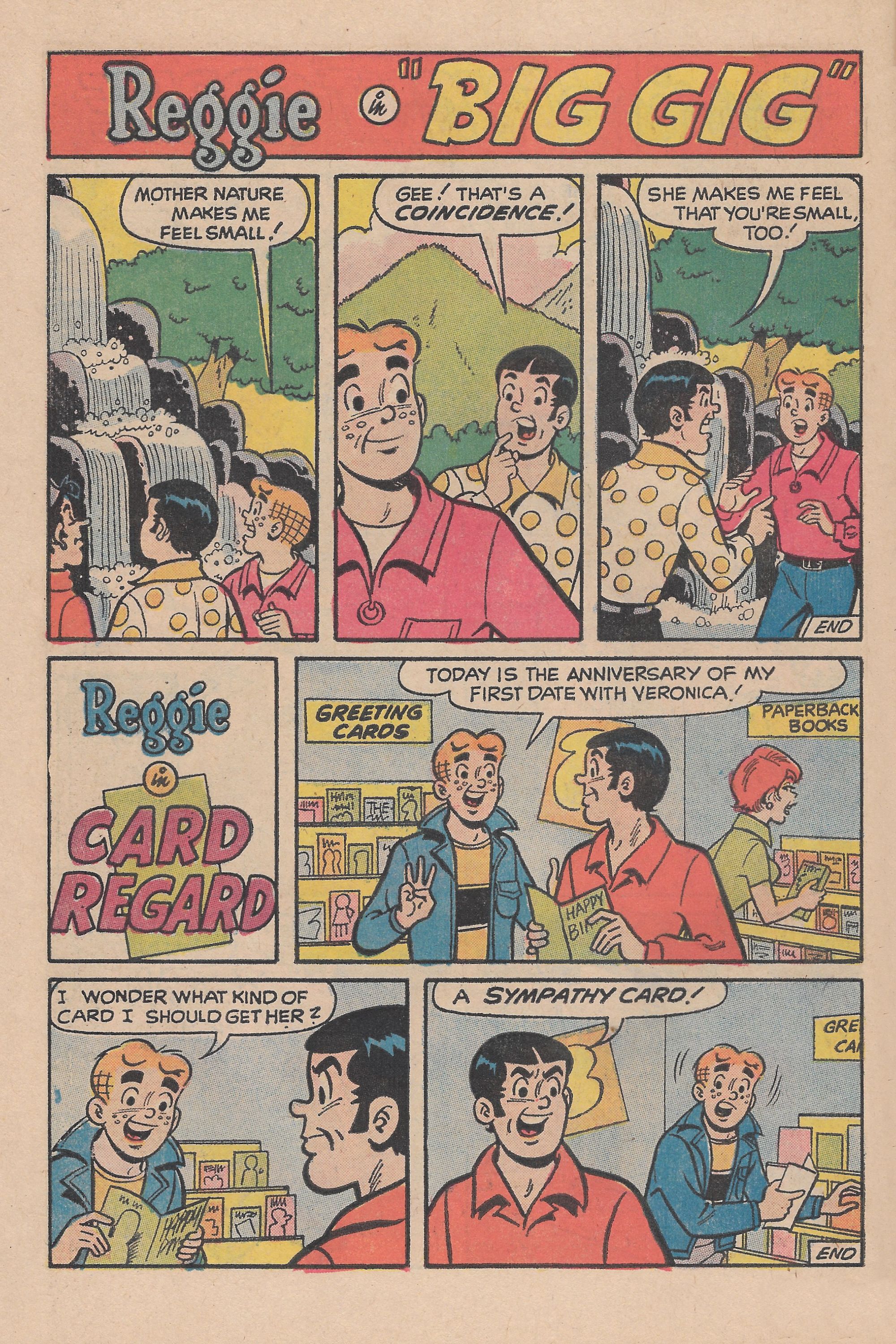 Read online Reggie's Wise Guy Jokes comic -  Issue #26 - 46