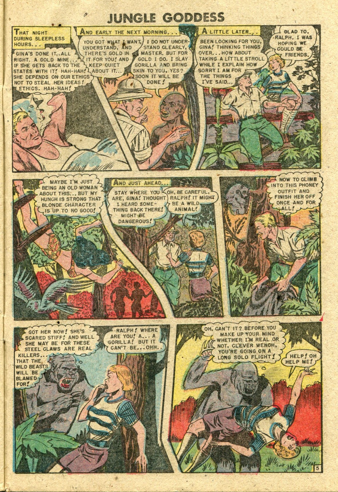 Read online Rulah - Jungle Goddess comic -  Issue #25 - 31