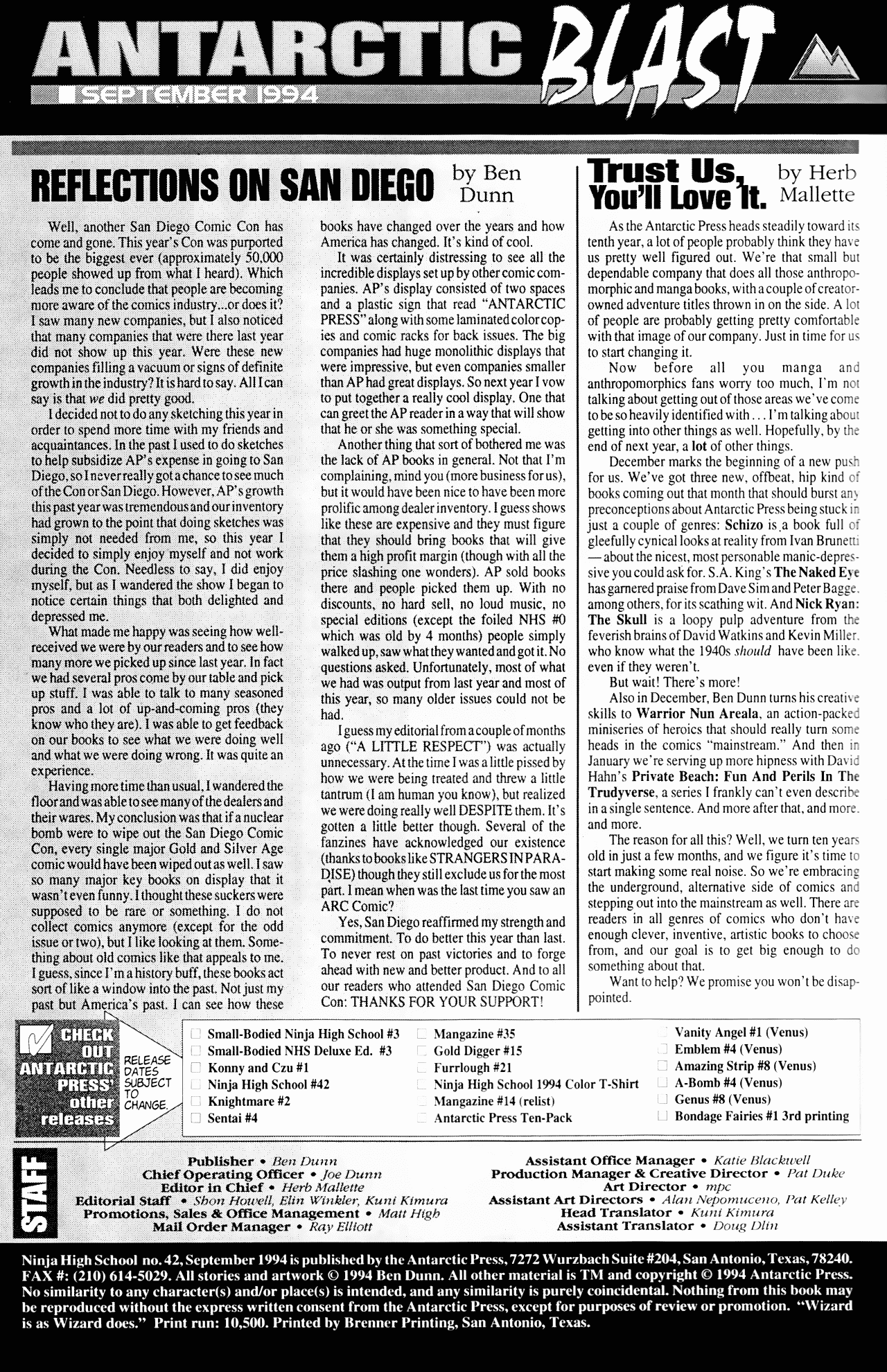 Read online Ninja High School (1986) comic -  Issue #42 - 2