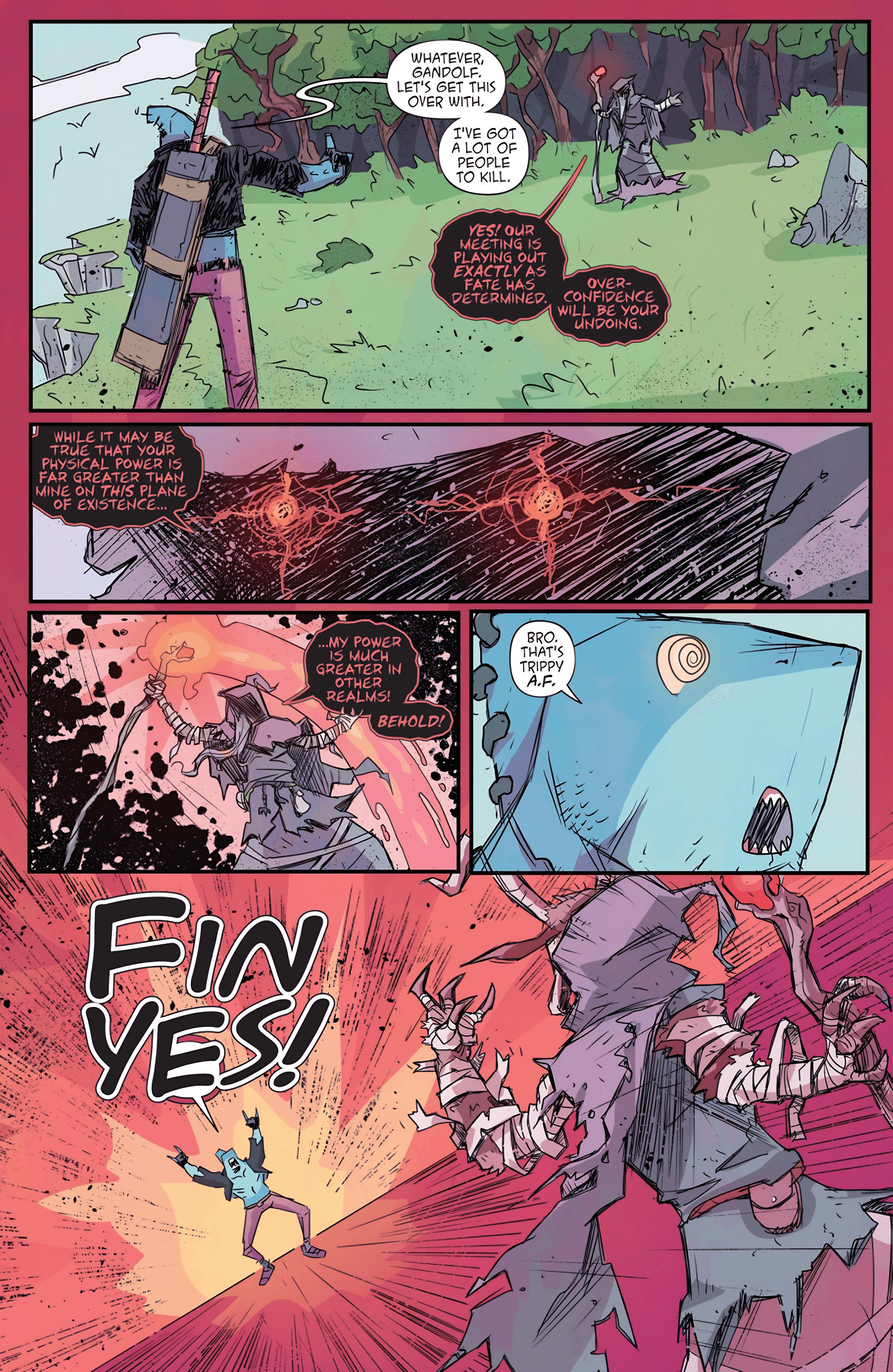 Read online Metalshark Bro: What the Fin? comic -  Issue # TPB - 21