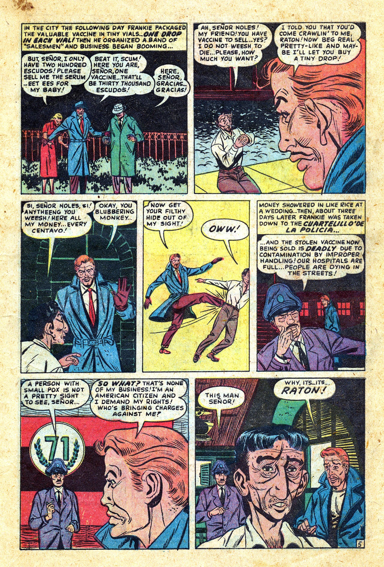 Read online Crime Cases Comics (1950) comic -  Issue #26 - 7