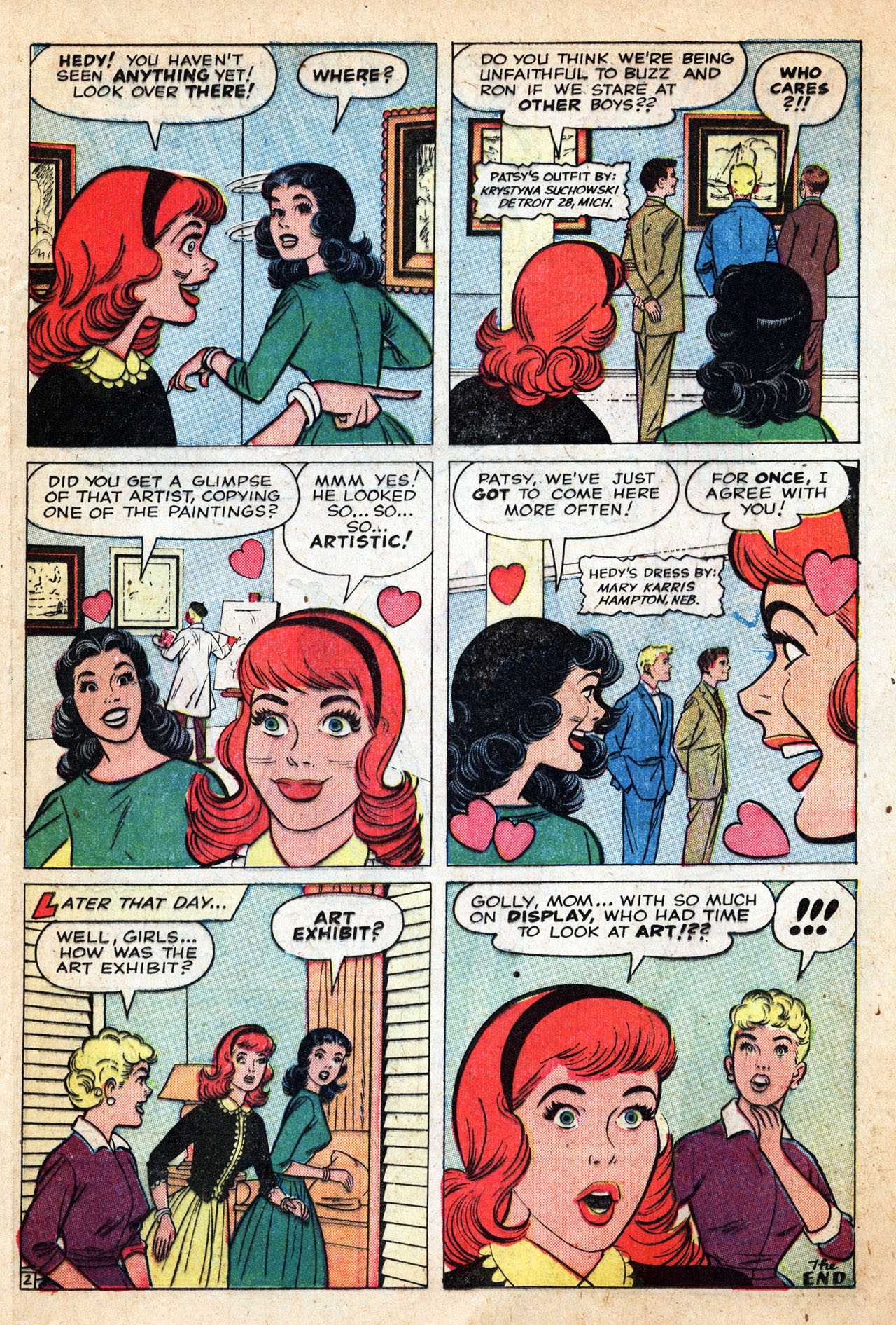 Read online Patsy and Hedy comic -  Issue #70 - 17