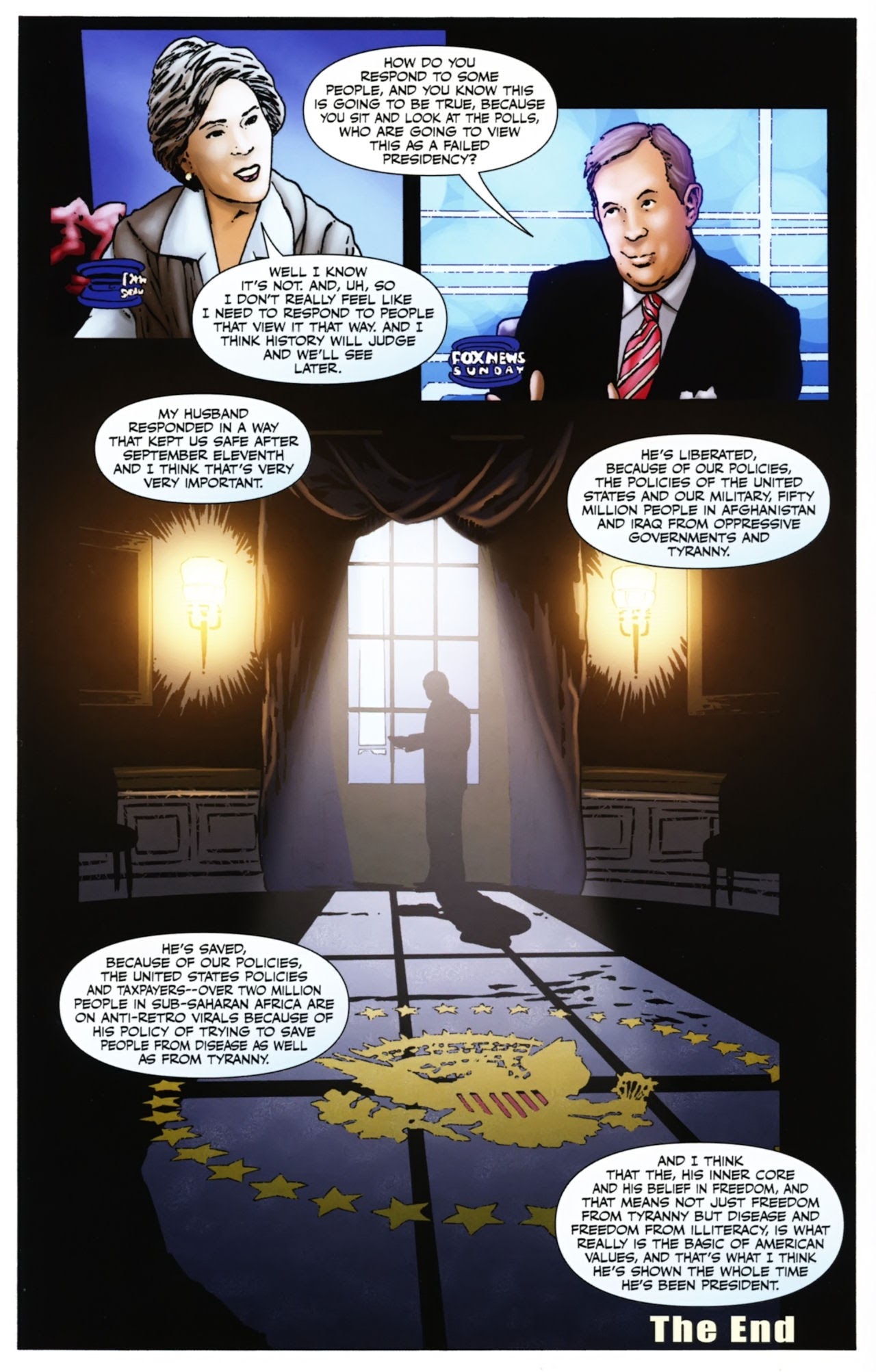 Read online Political Power: George W. Bush comic -  Issue # Full - 32