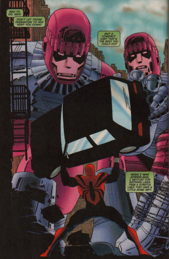 Read online Spider-Man (1990) comic -  Issue #72 - ...The Word's Gone Mad - 8