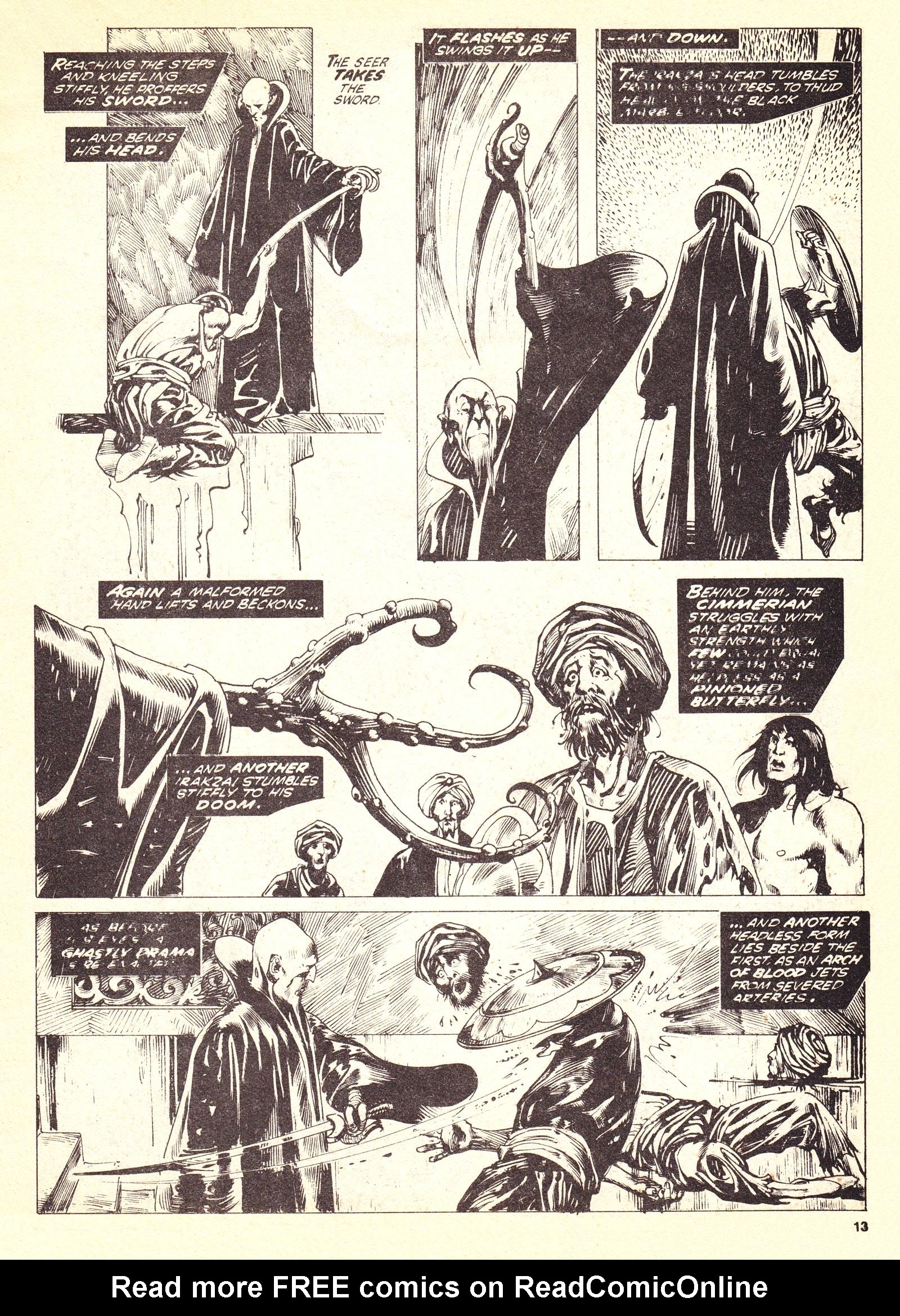 Read online The Savage Sword of Conan (1975) comic -  Issue #8 - 13