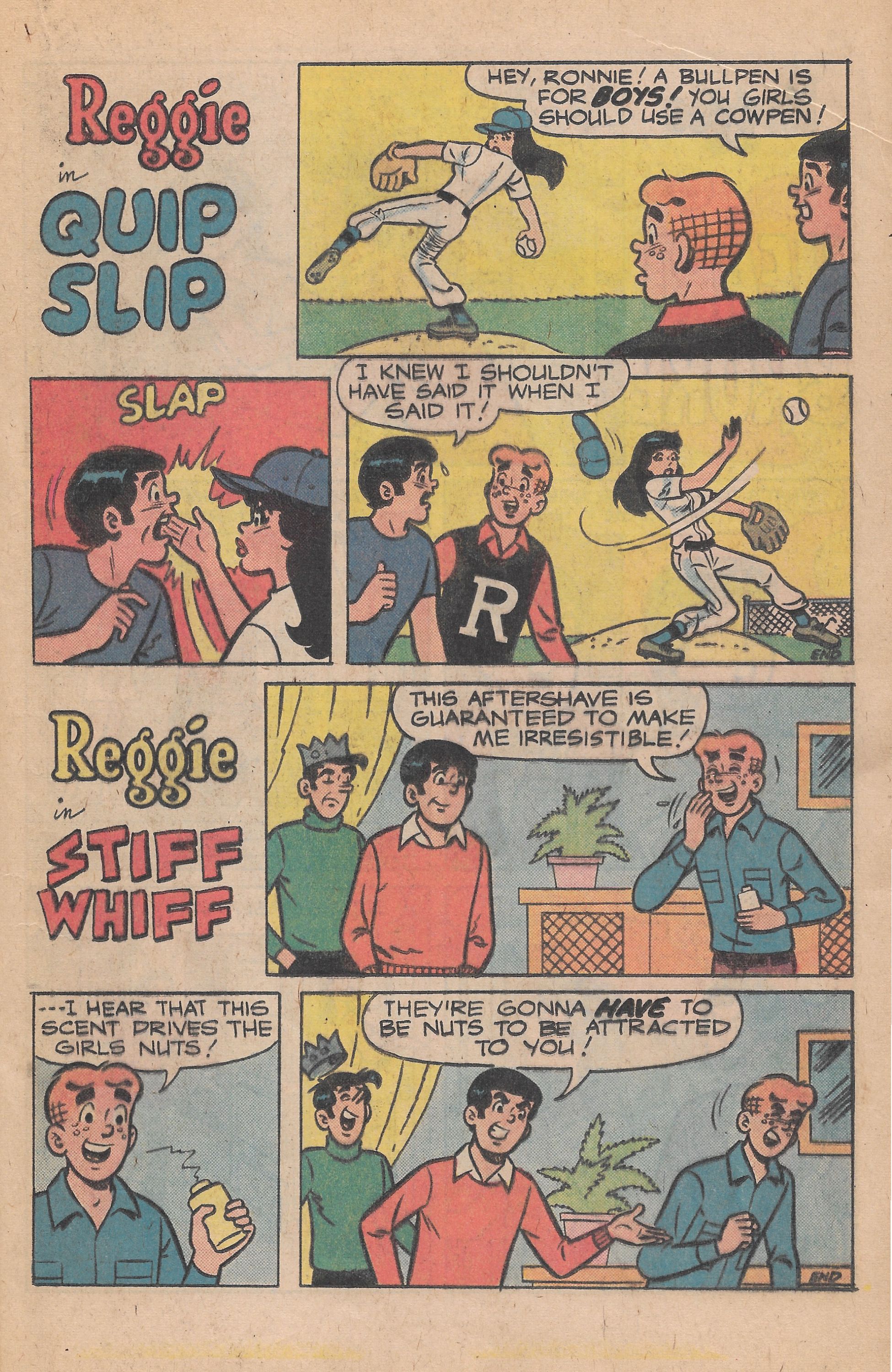 Read online Reggie's Wise Guy Jokes comic -  Issue #54 - 17