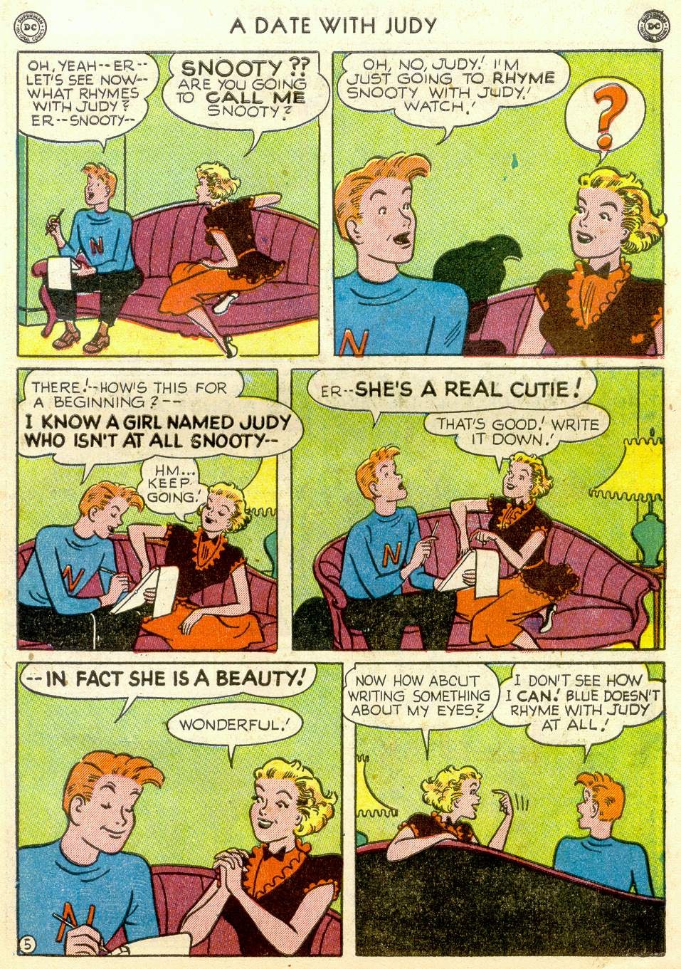 Read online A Date with Judy comic -  Issue #19 - 41