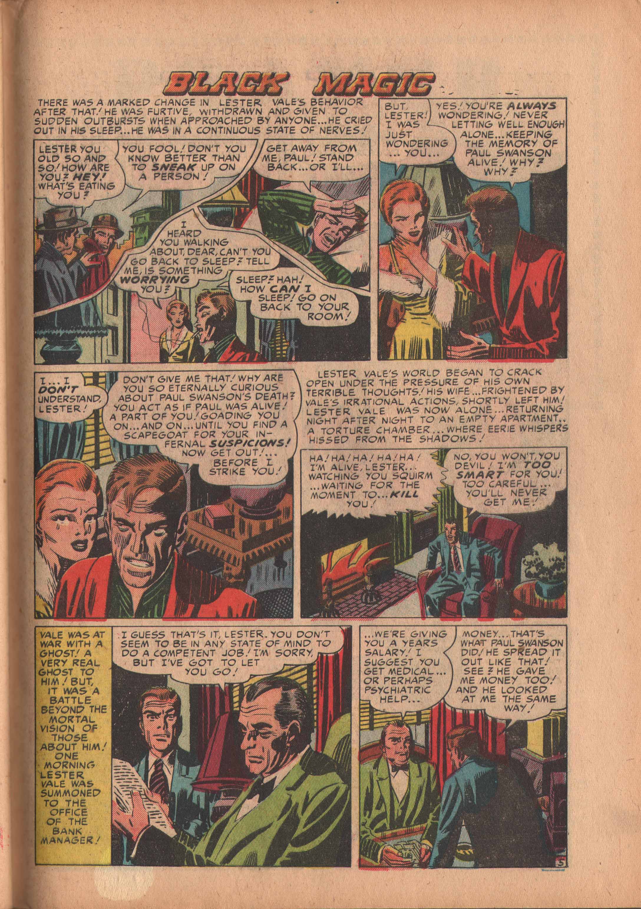 Read online Black Magic (1950) comic -  Issue #4 - 40