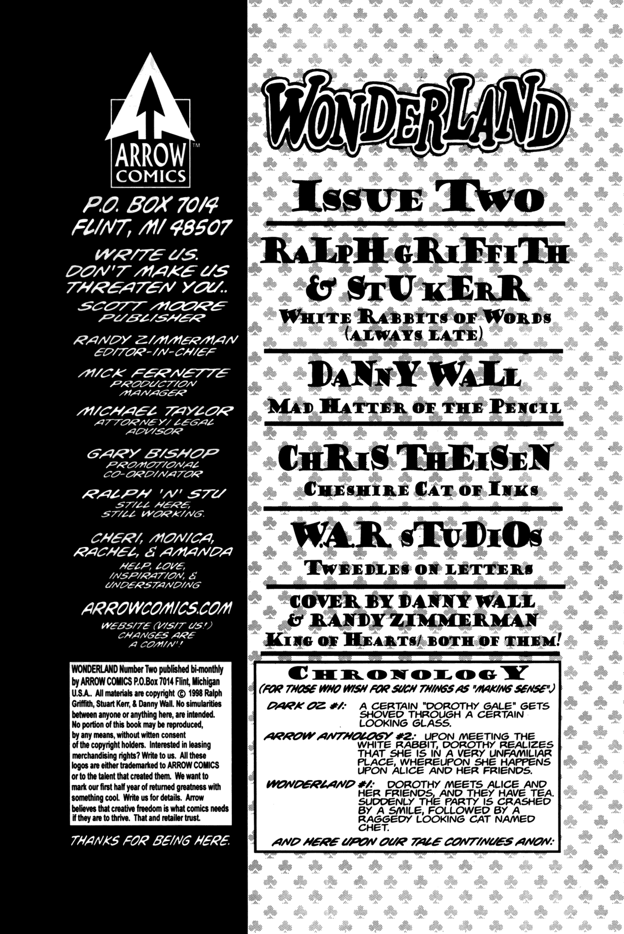 Read online Wonderland (1998) comic -  Issue #2 - 2