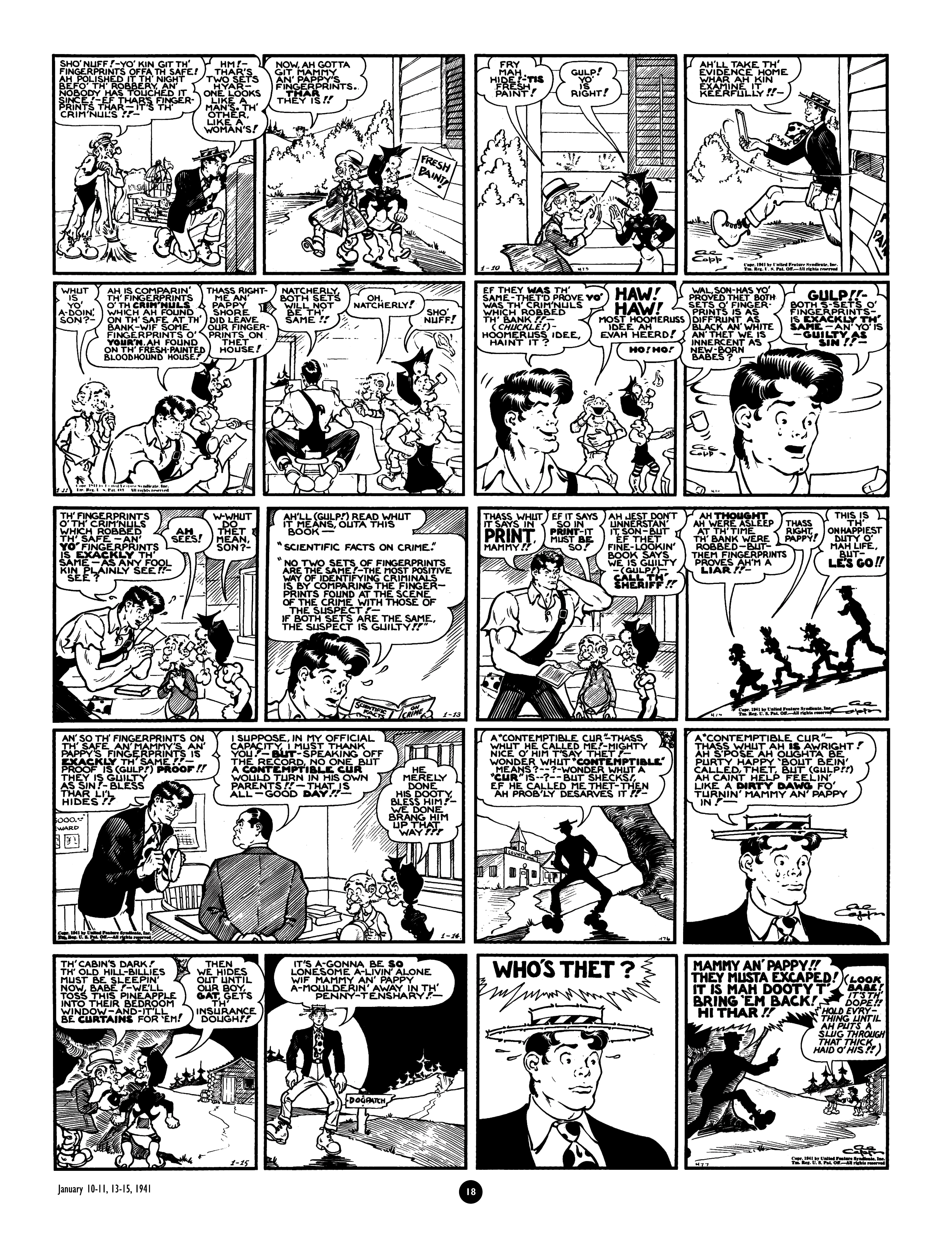 Read online Al Capp's Li'l Abner Complete Daily & Color Sunday Comics comic -  Issue # TPB 4 (Part 1) - 19