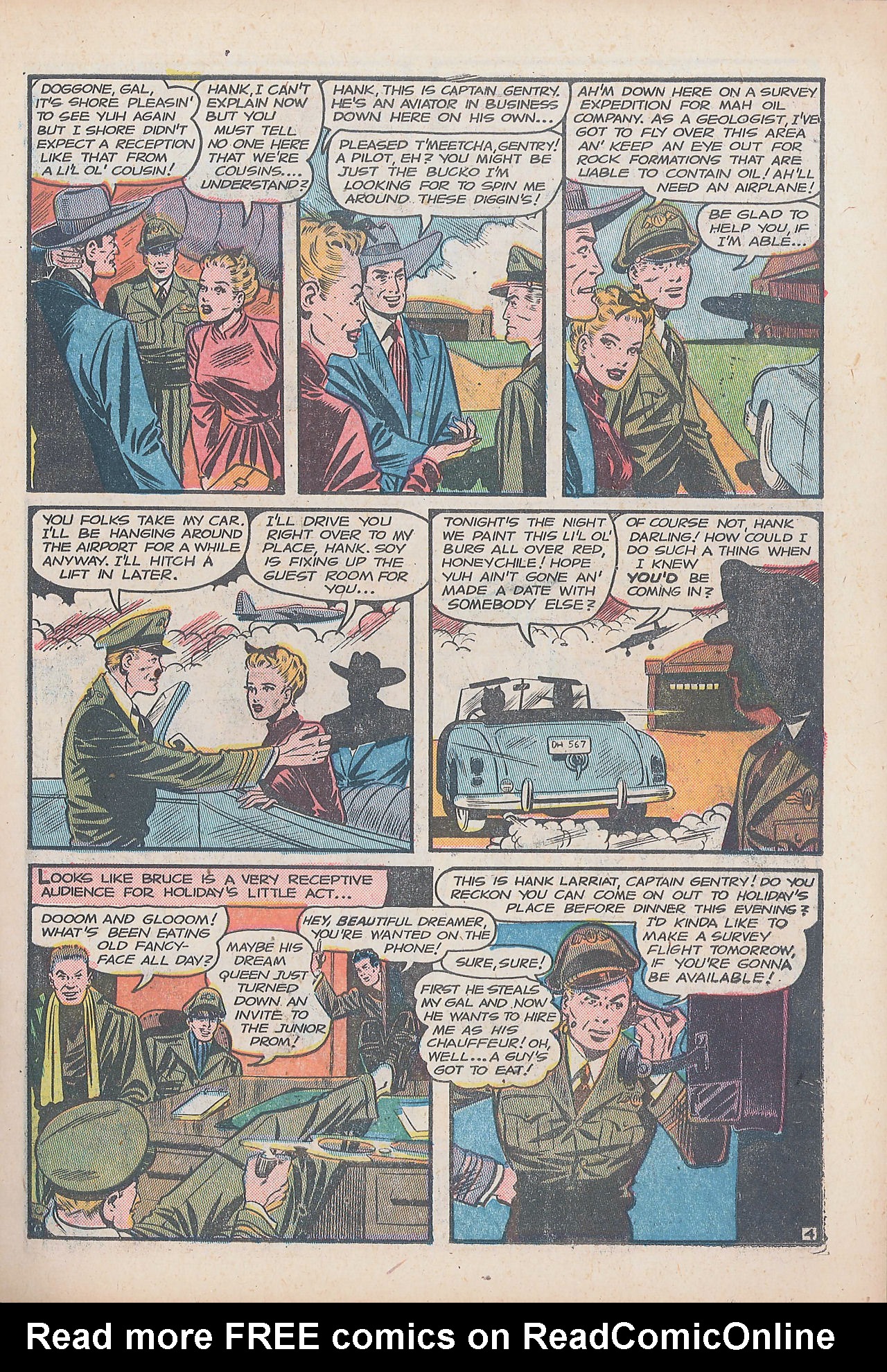 Read online Bruce Gentry comic -  Issue #4 - 15