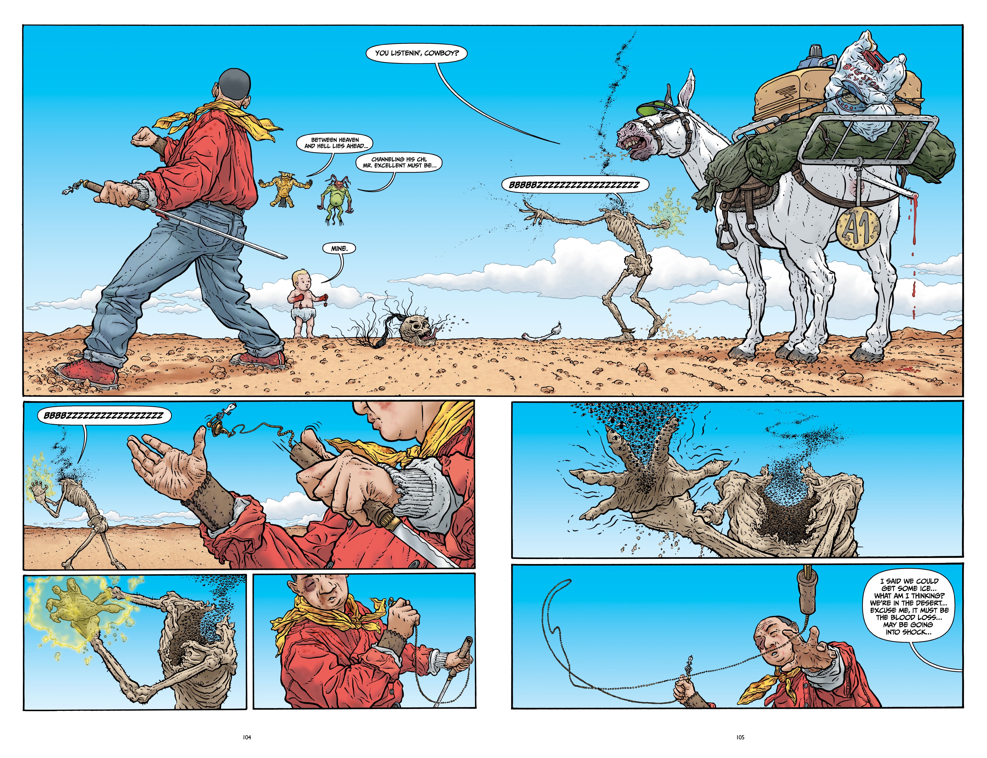 Read online Shaolin Cowboy comic -  Issue # _Start Trek (Part 1) - 83