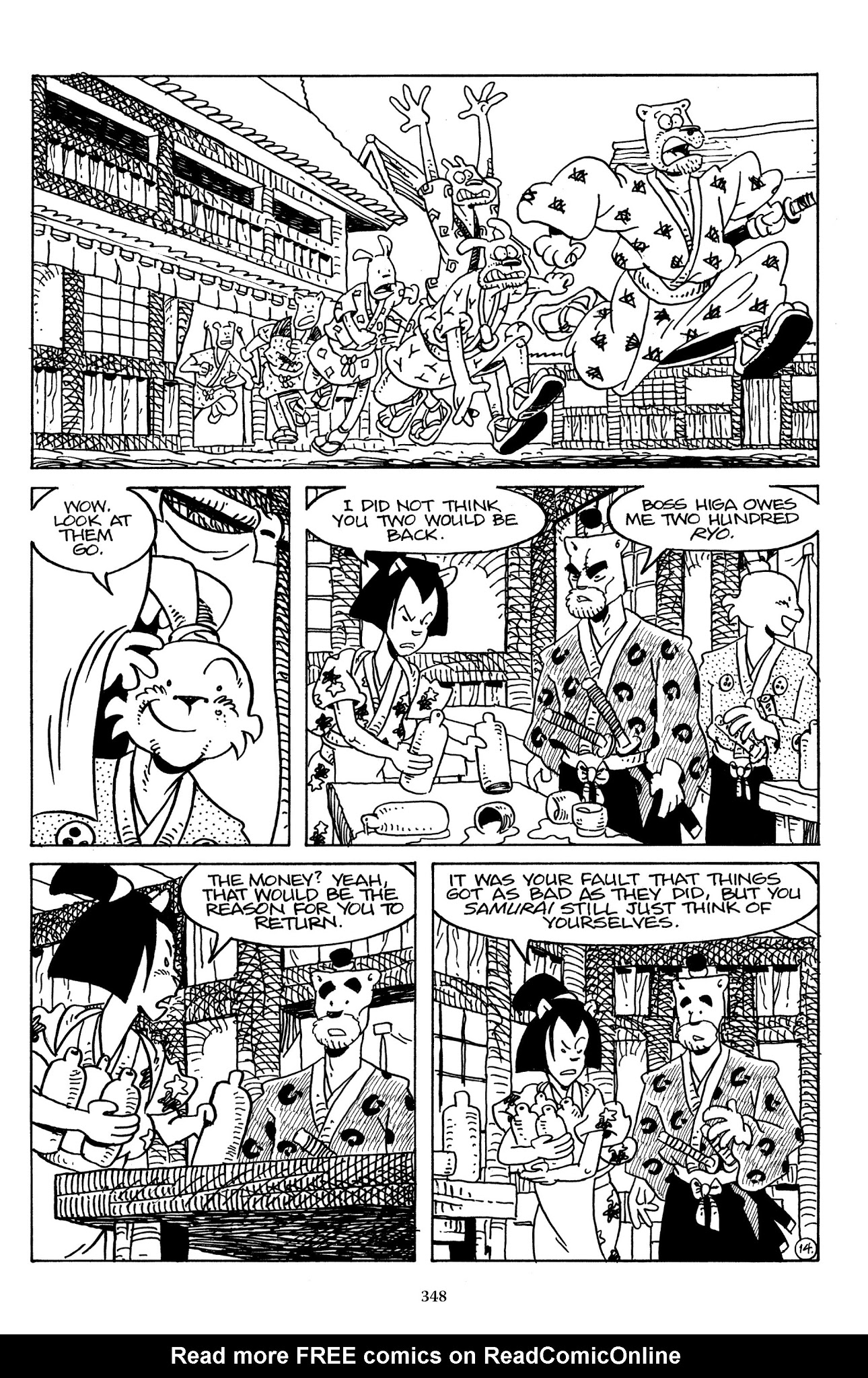 Read online The Usagi Yojimbo Saga comic -  Issue # TPB 7 - 343