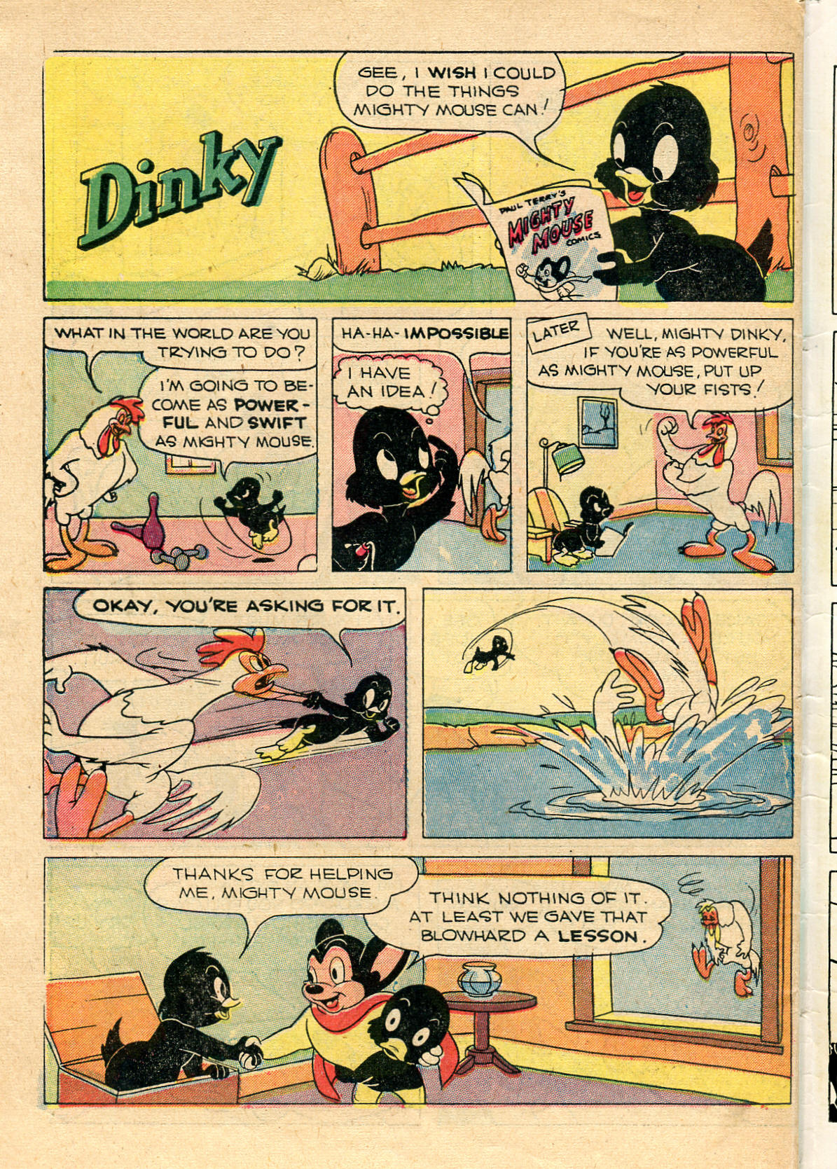 Read online Paul Terry's Mighty Mouse Comics comic -  Issue #25 - 51