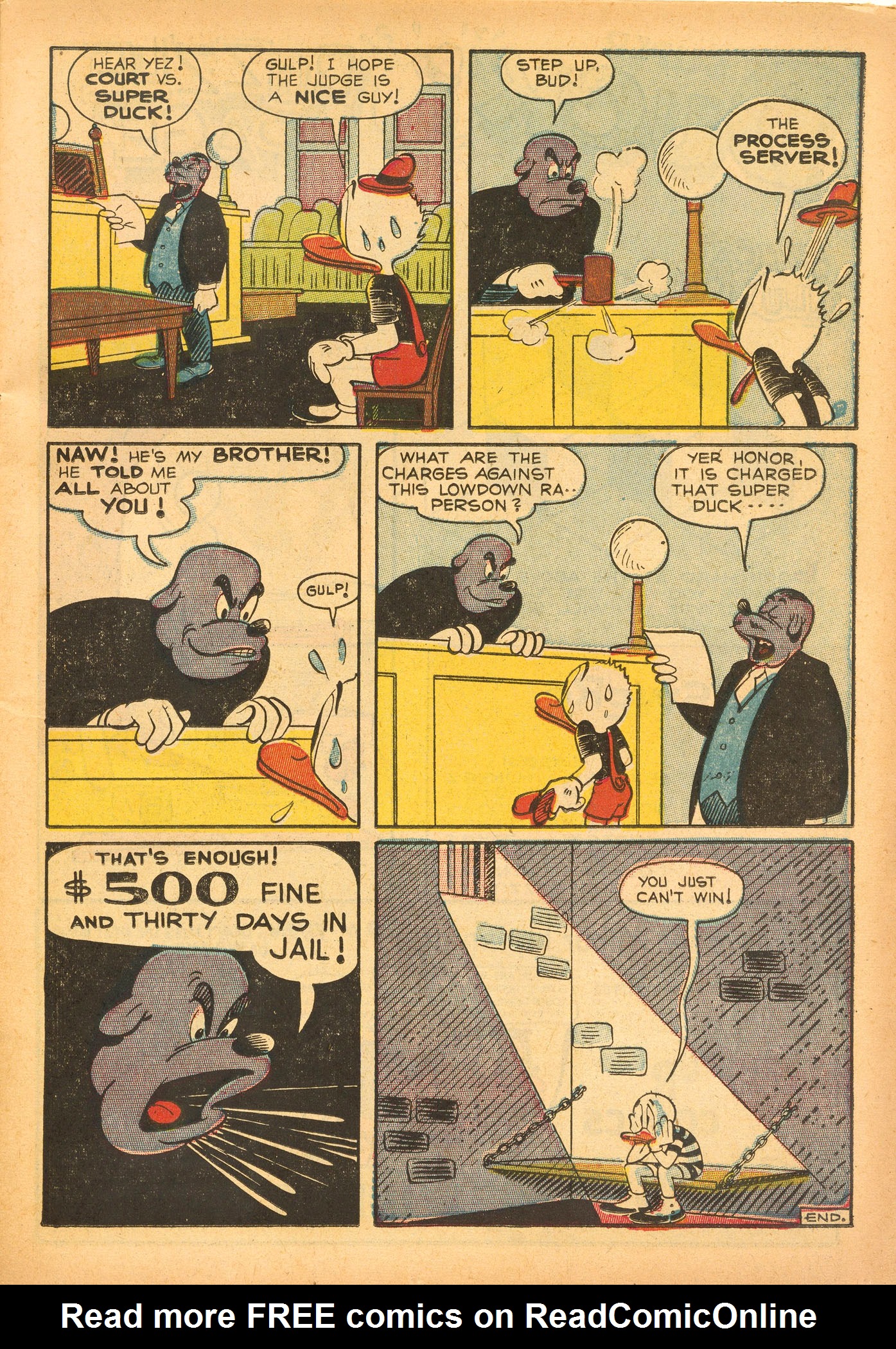 Read online Super Duck Comics comic -  Issue #19 - 17