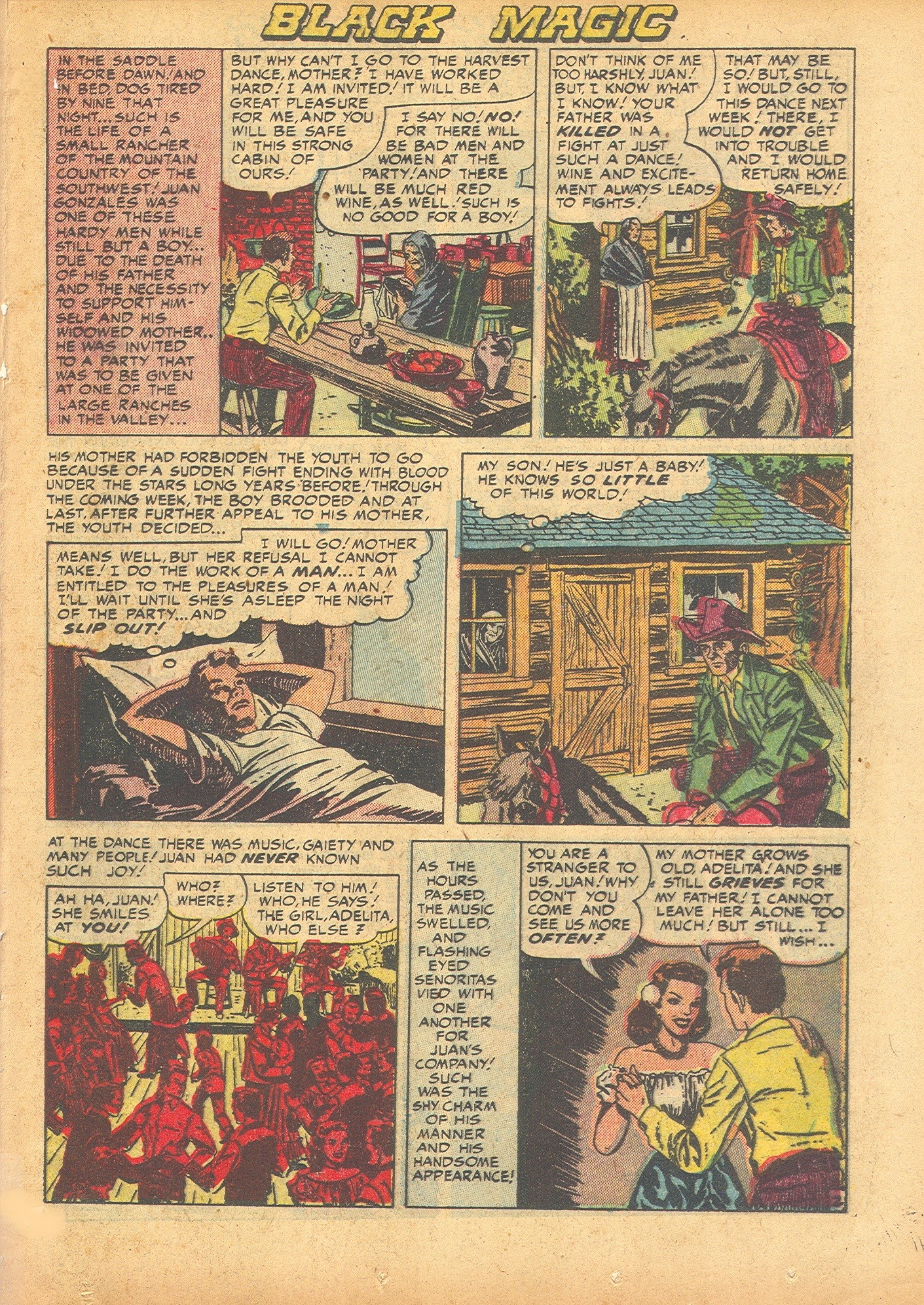 Read online Black Magic (1950) comic -  Issue #6 - 17
