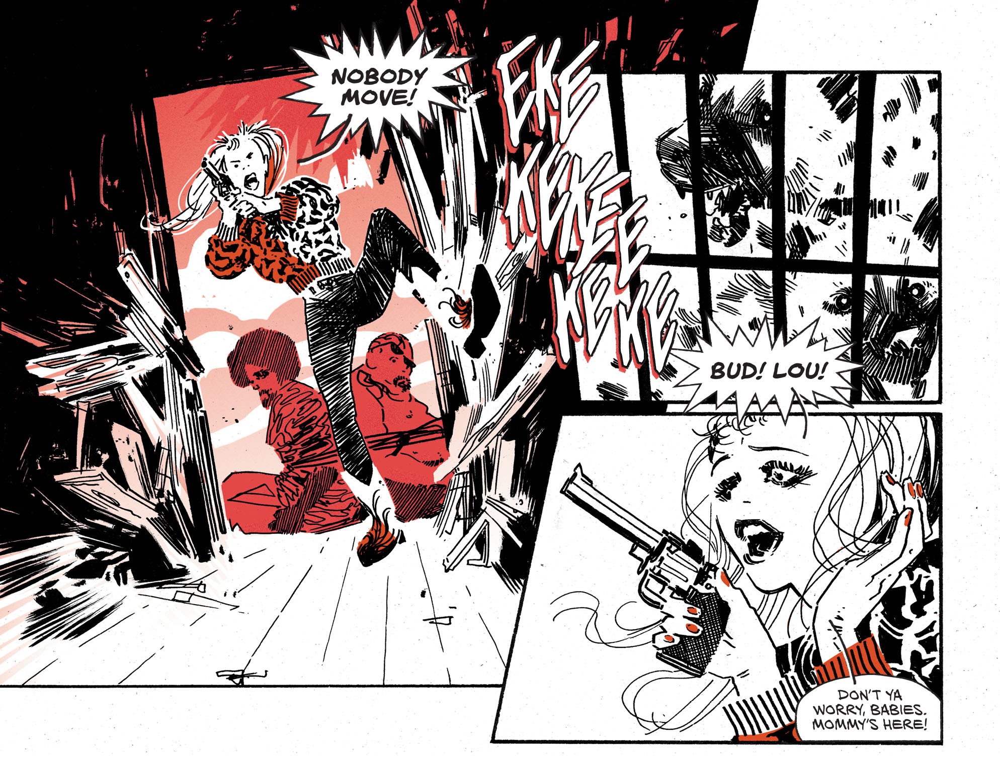 Read online Harley Quinn Black   White   Red comic -  Issue #10 - 12